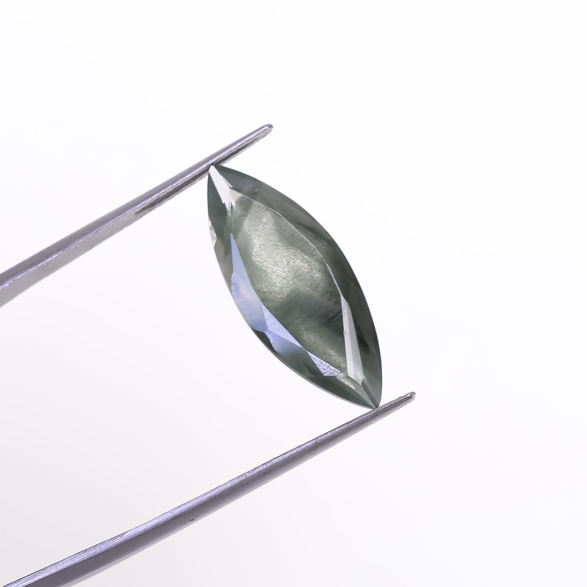 Green Phantom Quartz Marquise Shape Cut Stone Loose Gemstone For Making Jewelry 5.5 Ct. 22X9X5 mm Y-9377