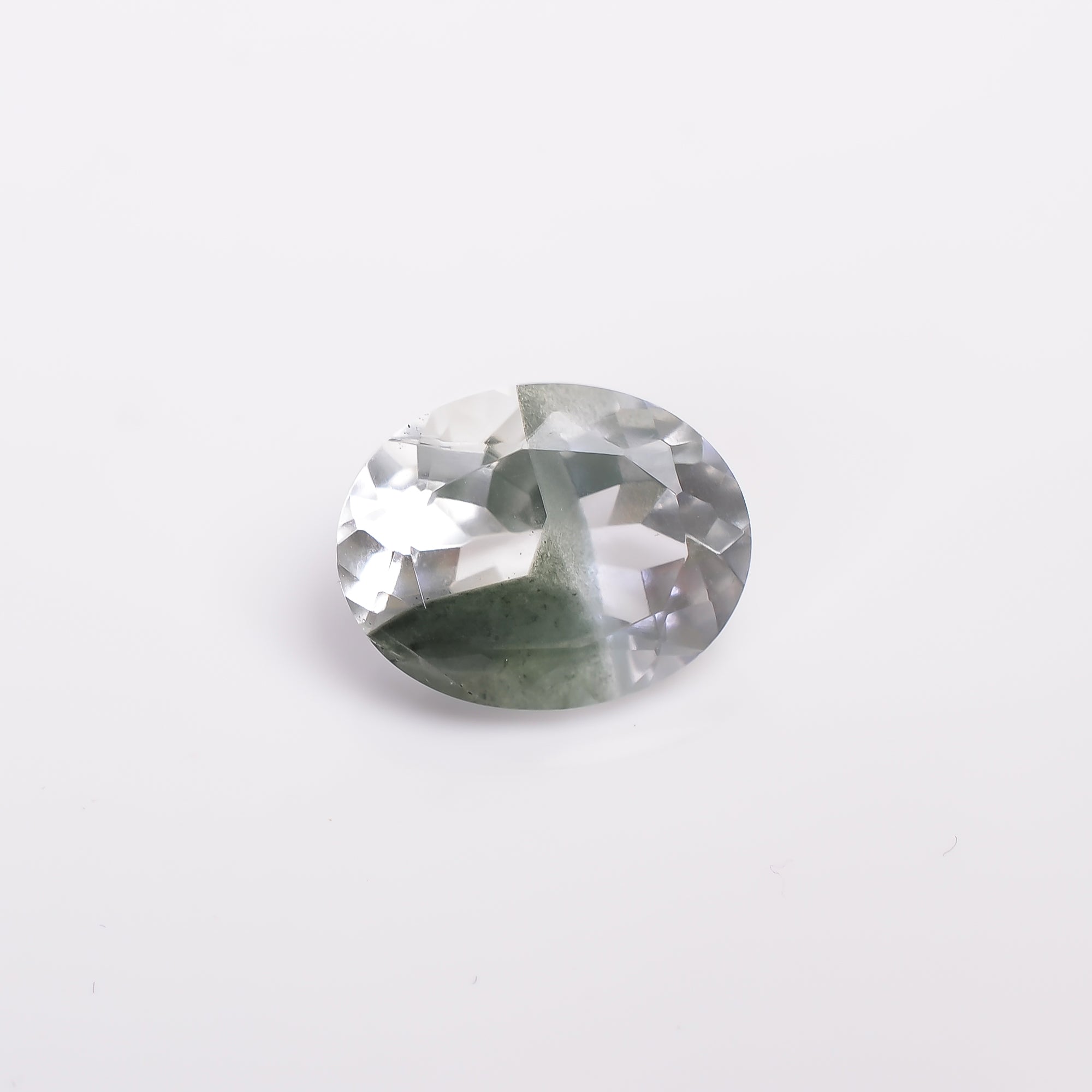 Green Phantom Quartz Oval Shape Cut Stone Loose Gemstone For Making Jewelry 6 Ct. 13X10X7 mm Y-9386