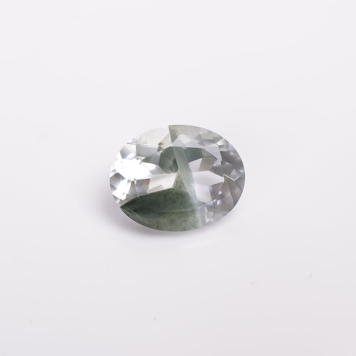Green Phantom Quartz Oval Shape Cut Stone Loose Gemstone For Making Jewelry 6 Ct. 13X10X7 mm Y-9386