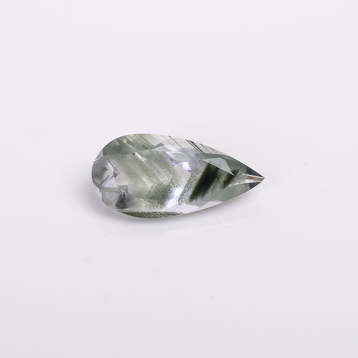 Green Phantom Quartz Pear Shape Cut Stone Loose Gemstone For Making Jewelry 4 Ct. 16X8X5 mm Y-9392