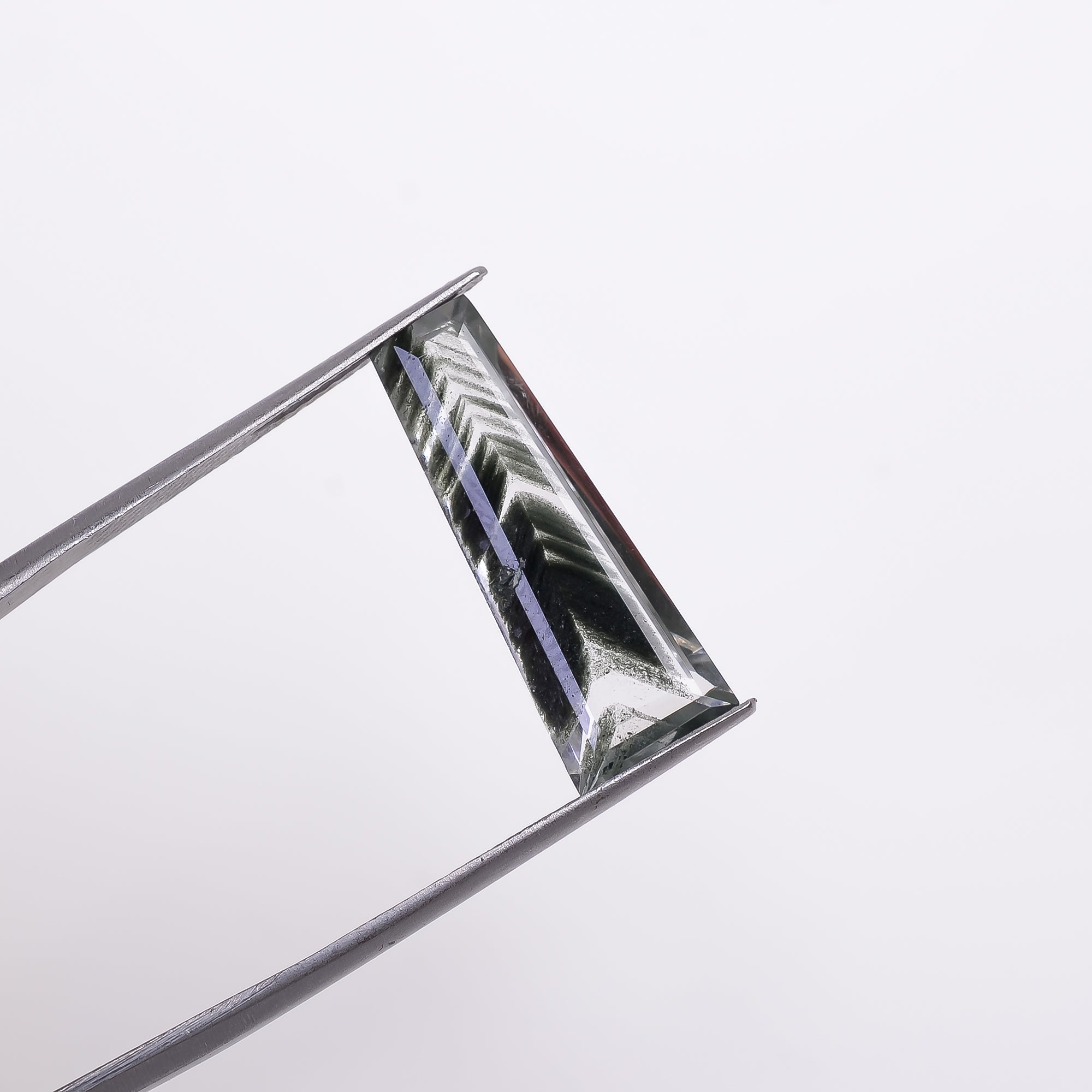 Green Phantom Quartz Fancy Shape Cut Stone Loose Gemstone For Making Jewelry 5 Ct. 21X8X4 mm Y-9400