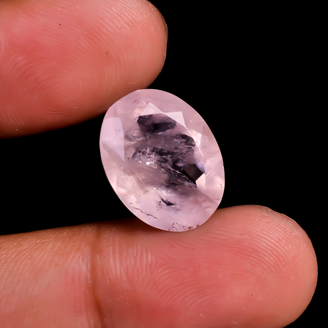 Morganite Oval Shape Cut stone For Making Jewelry 8 Ct. 16X12X7 mm Y-9490