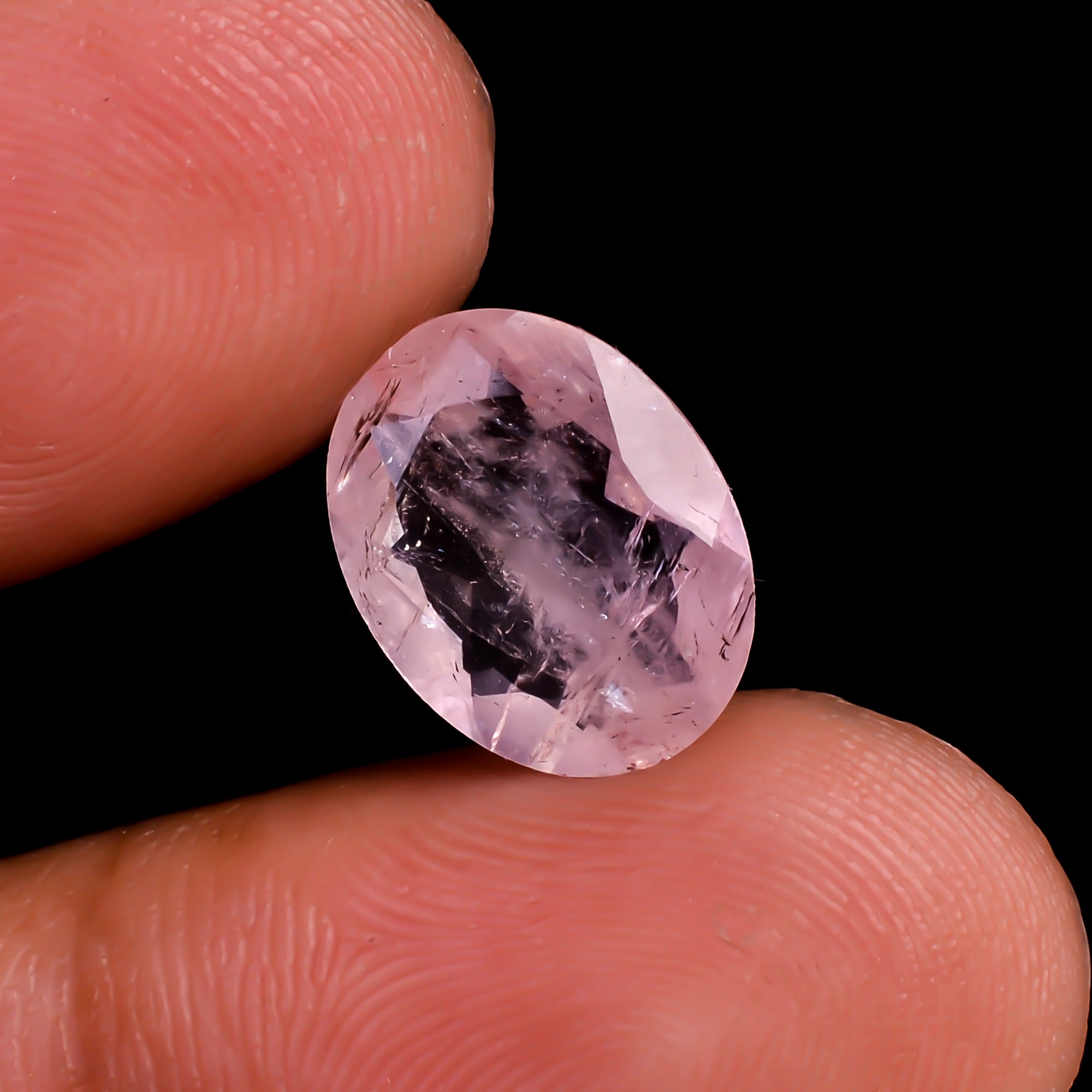Morganite Oval Shape Cut stone For Making Jewelry 2.5 Ct. 12X9X5 mm Y-9494