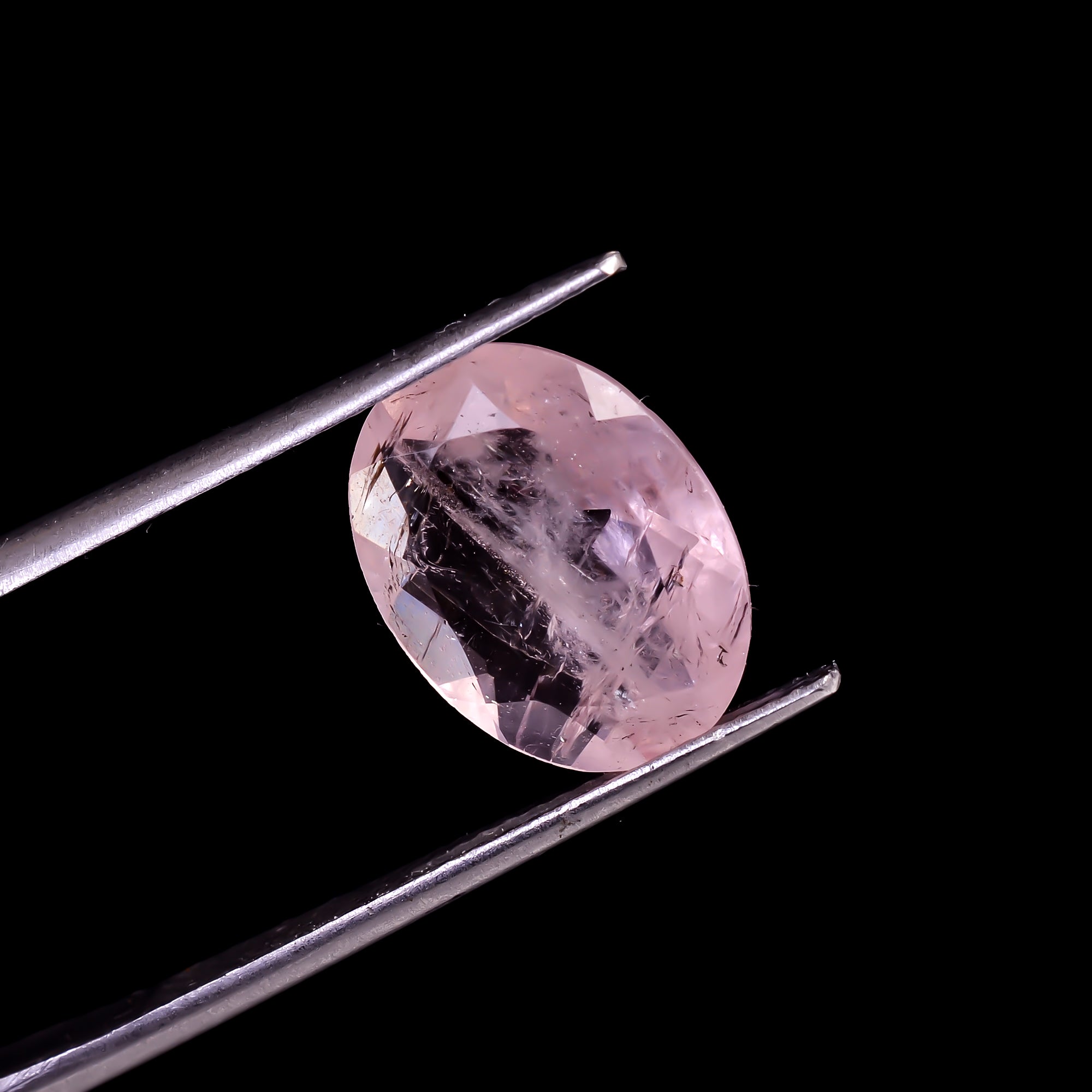 Morganite Oval Shape Cut stone For Making Jewelry 2.5 Ct. 12X9X5 mm Y-9494
