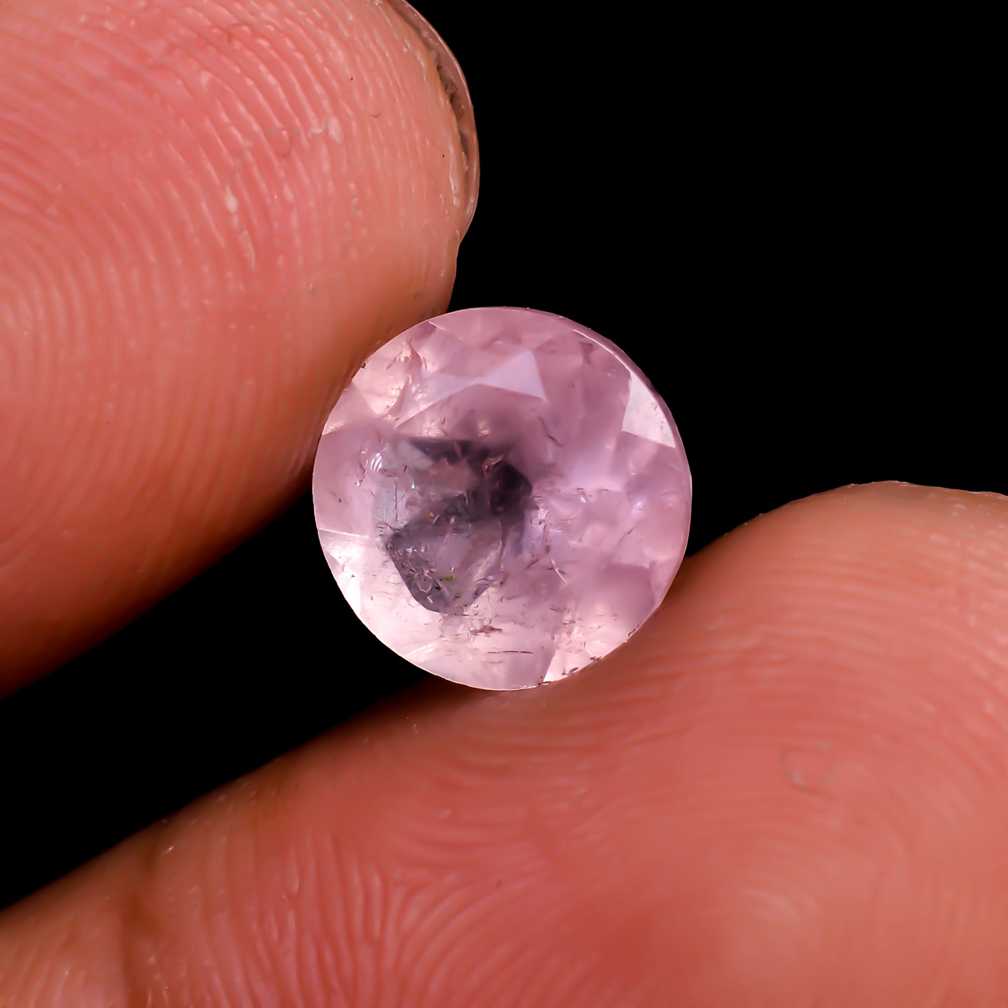 Morganite Round Shape Cut stone For Making Jewelry 1.5 Ct. 8X8X5 mm Y-9495