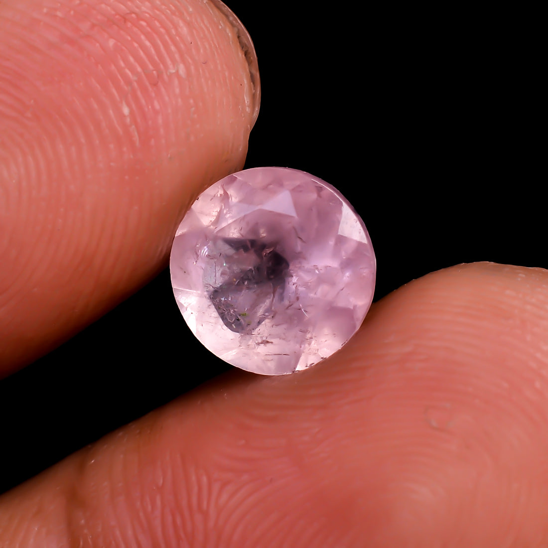 Morganite Round Shape Cut stone For Making Jewelry 1.5 Ct. 8X8X5 mm Y-9495