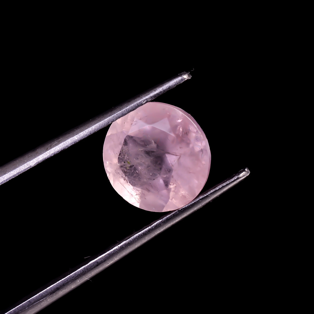 Morganite Round Shape Cut stone For Making Jewelry 1.5 Ct. 8X8X5 mm Y-9495