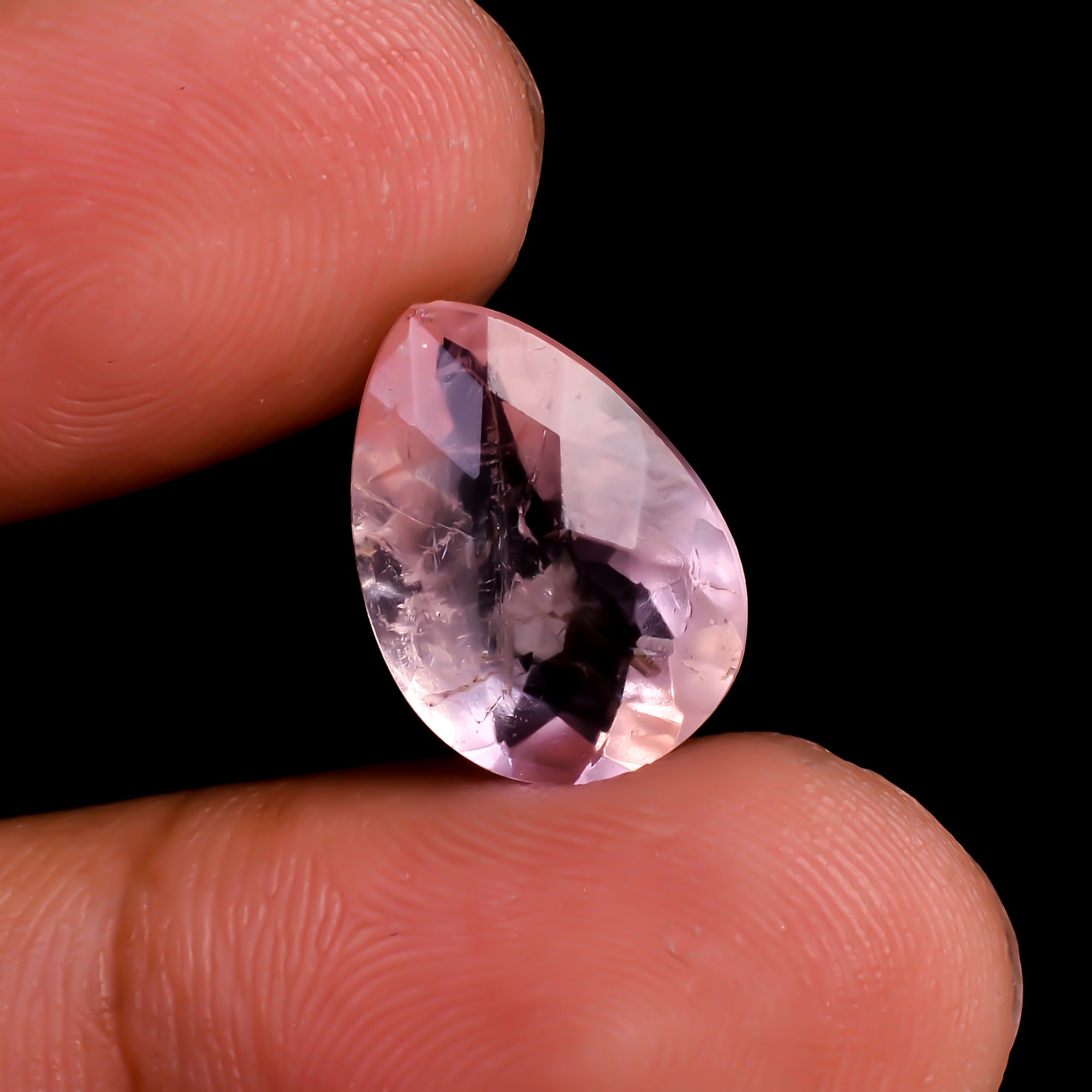 Morganite Pear Shape Faceted For Making Jewelry 4.5 Ct. 14X9X6 mm Y-9496