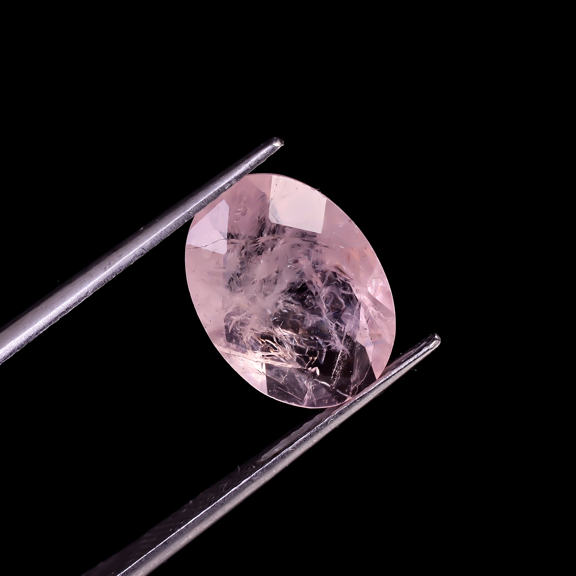Morganite Oval Shape Faceted For Making Jewelry 3.5 Ct. 13X9X5 mm Y-9498