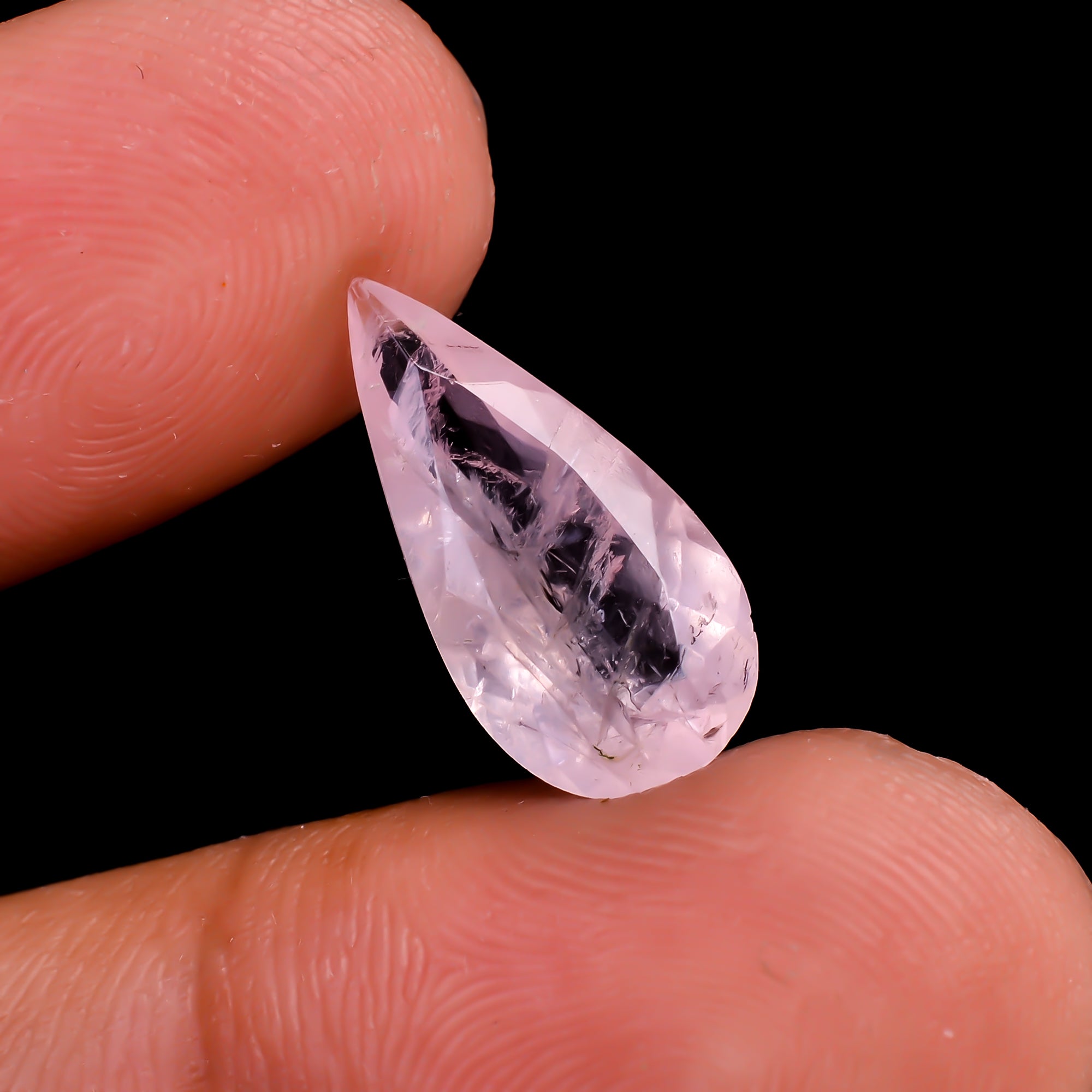 Morganite Pear Shape Cut stone For Making Jewelry 3 Ct. 16X8X5 mm Y-9499