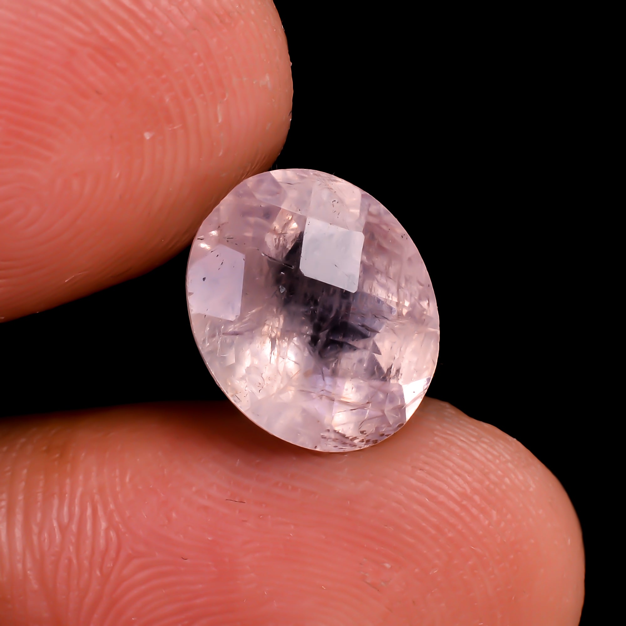 Morganite Oval Shape Faceted  For Making Jewelry 3.5 Ct. 11X9X6 mm Y-9504