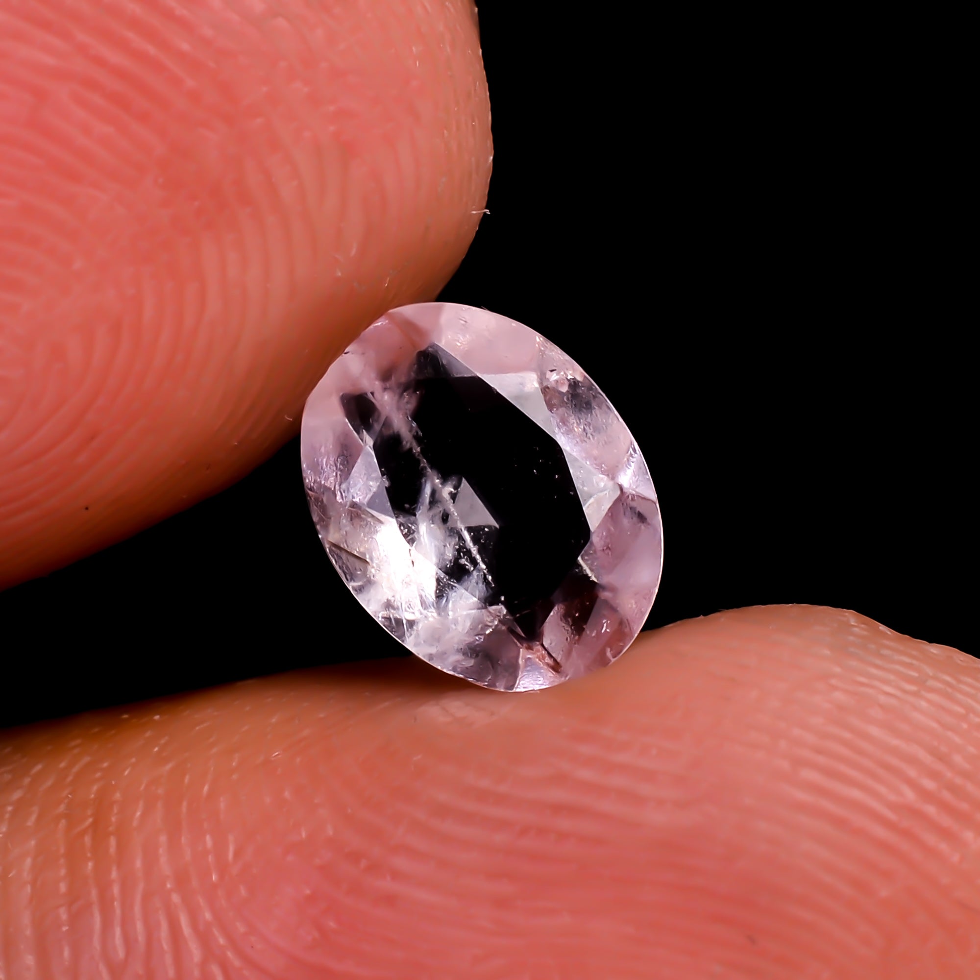 Morganite Oval Shape Cut stone For Making Jewelry 1 Ct. 7X6X3 mm Y-9507