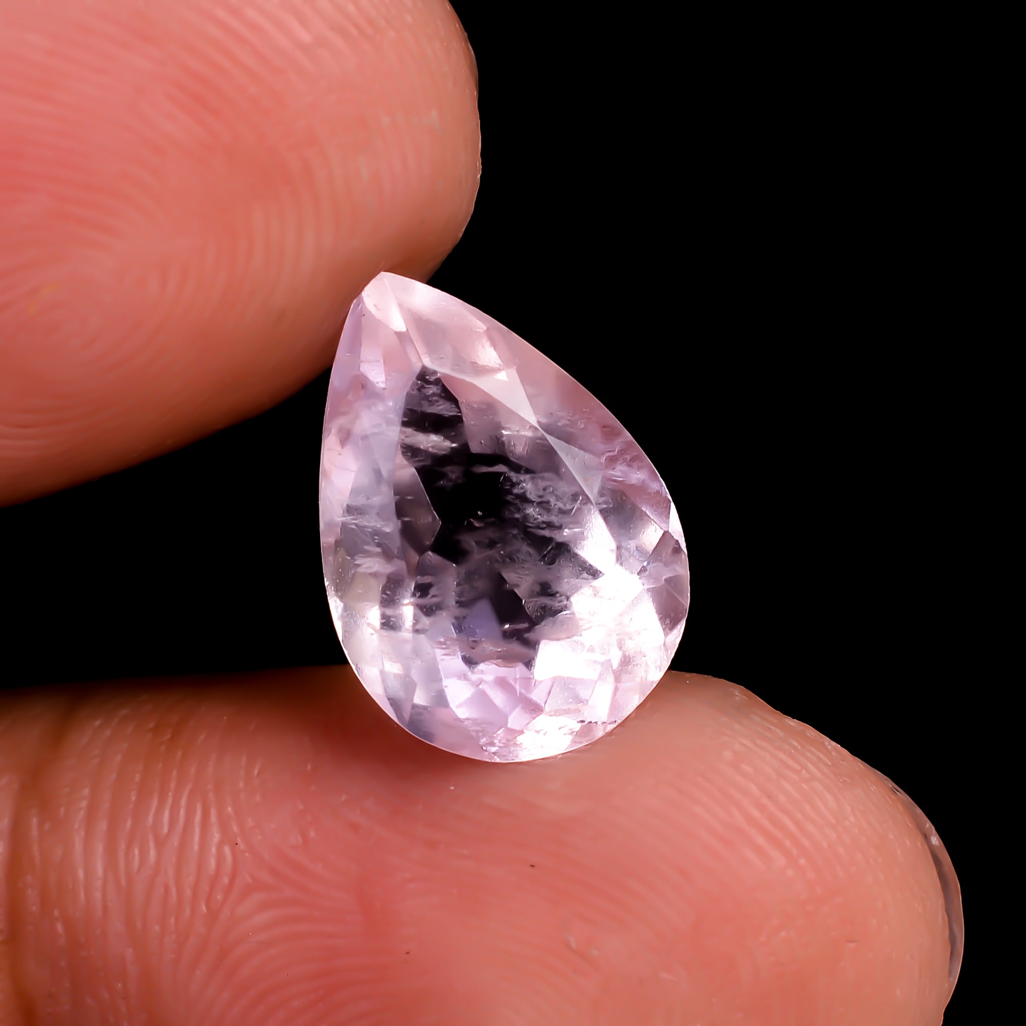 Morganite Pear Shape Cut stone For Making Jewelry 4 Ct. 12X9X6 mm Y-9518