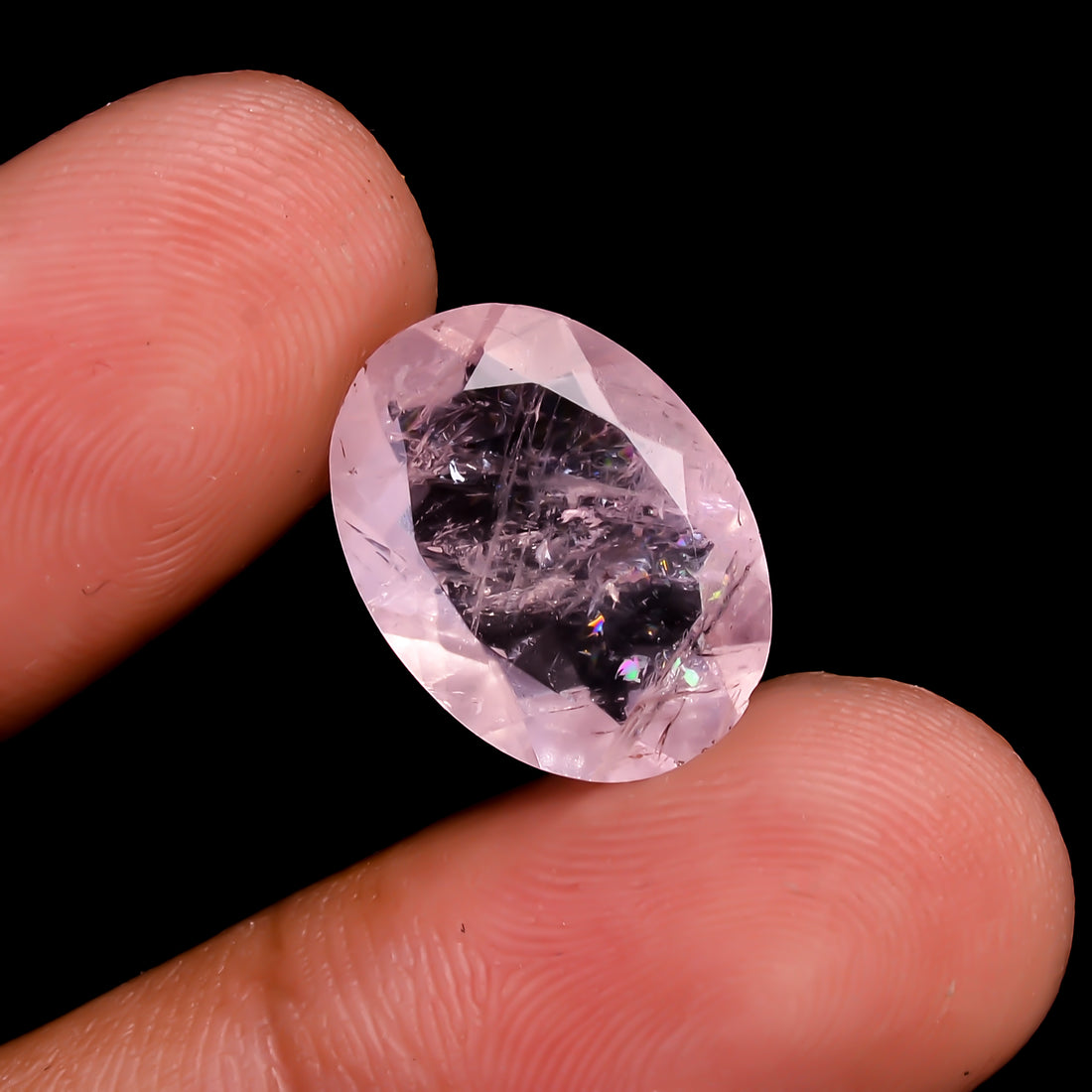 Morganite Oval Shape Cut stone For Making Jewelry 5.5 Ct. 15X11X5 mm Y-9526