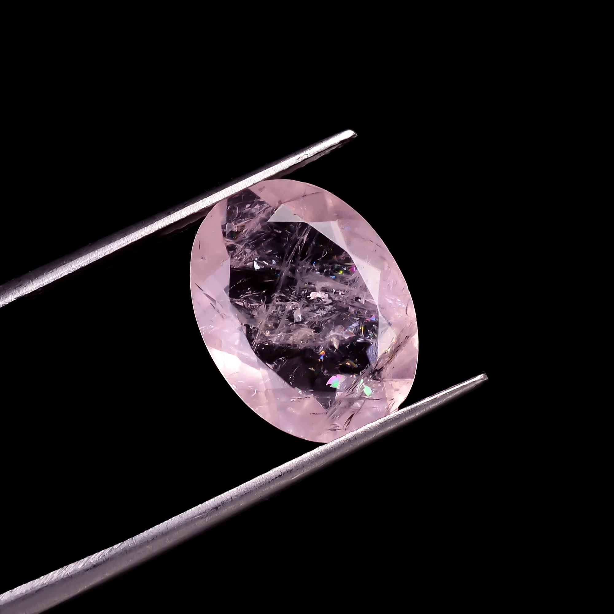 Morganite Oval Shape Cut stone For Making Jewelry 5.5 Ct. 15X11X5 mm Y-9526