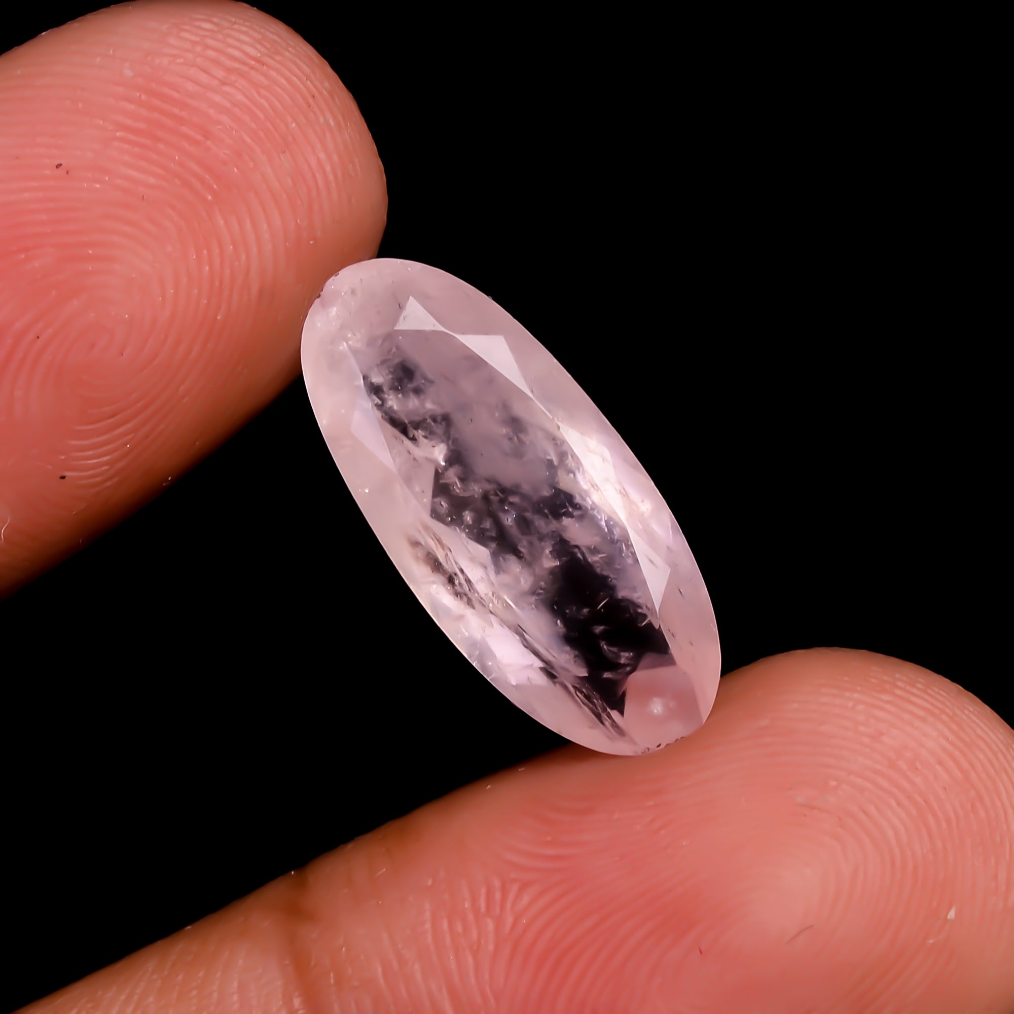 Morganite Oval Shape Cut stone For Making Jewelry 5 Ct. 18X8X5 mm Y-9529