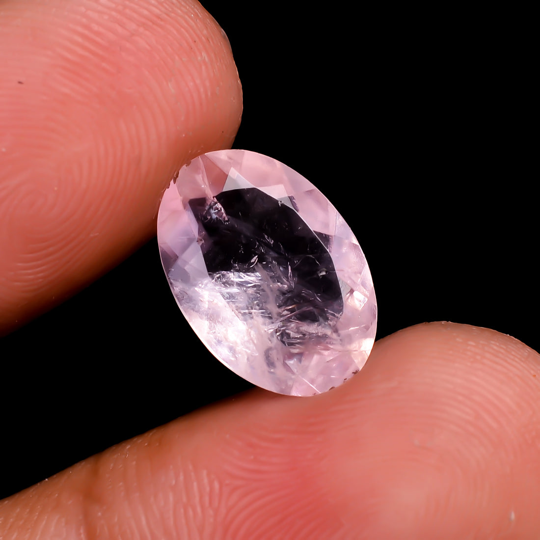 Morganite Oval Shape Cut stone For Making Jewelry 3 Ct. 12X8X4 mm Y-9532