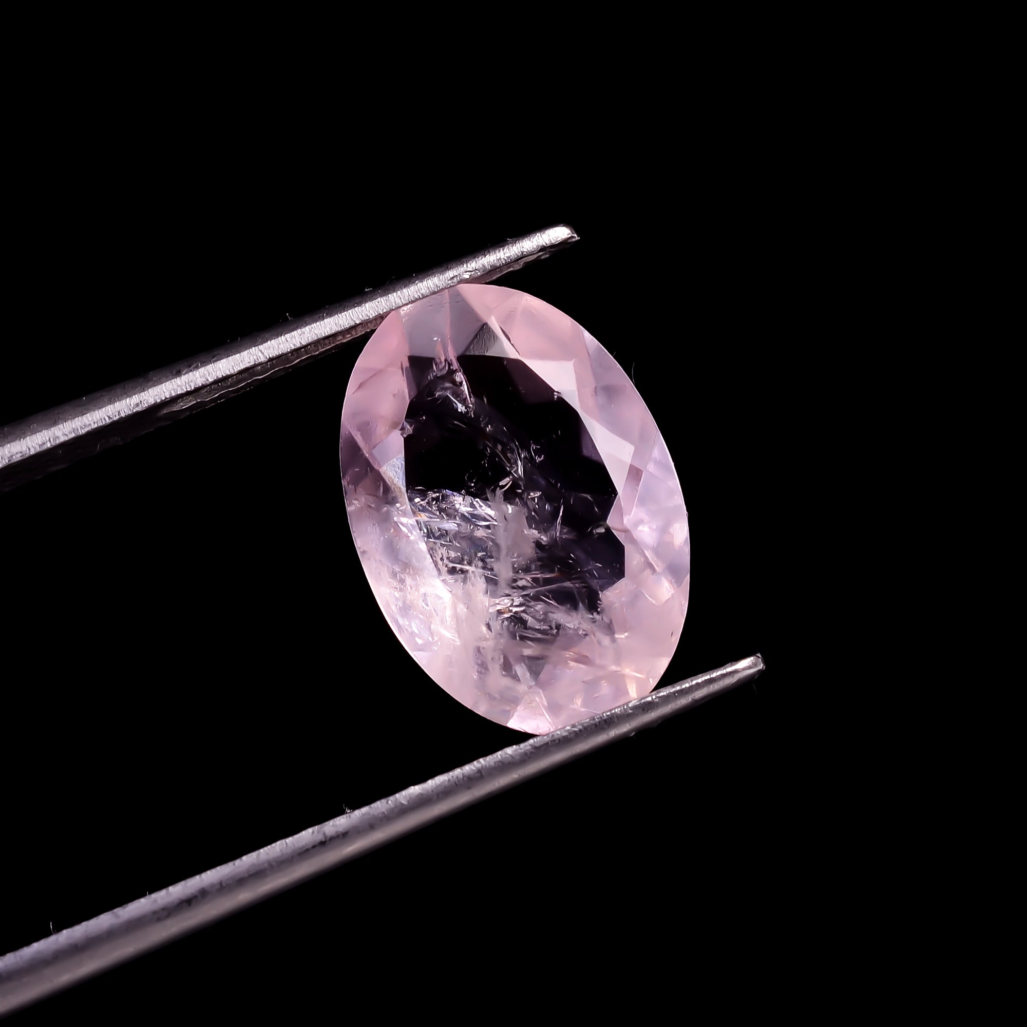 Morganite Oval Shape Cut stone For Making Jewelry 3 Ct. 12X8X4 mm Y-9532
