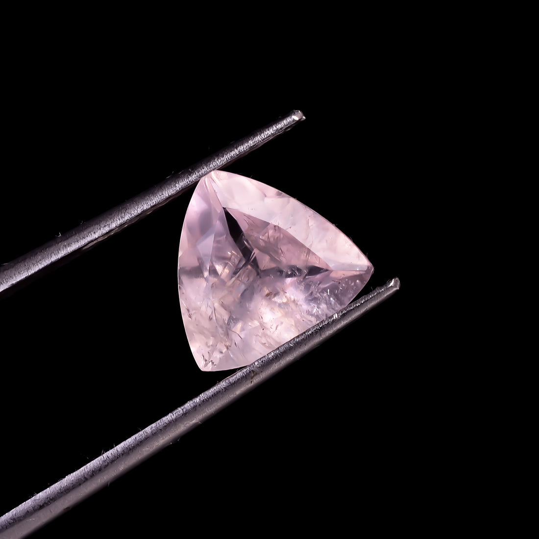Morganite Triangle Shape Cut stone For Making Jewelry 2 Ct. 9X9X5 mm Y-9539