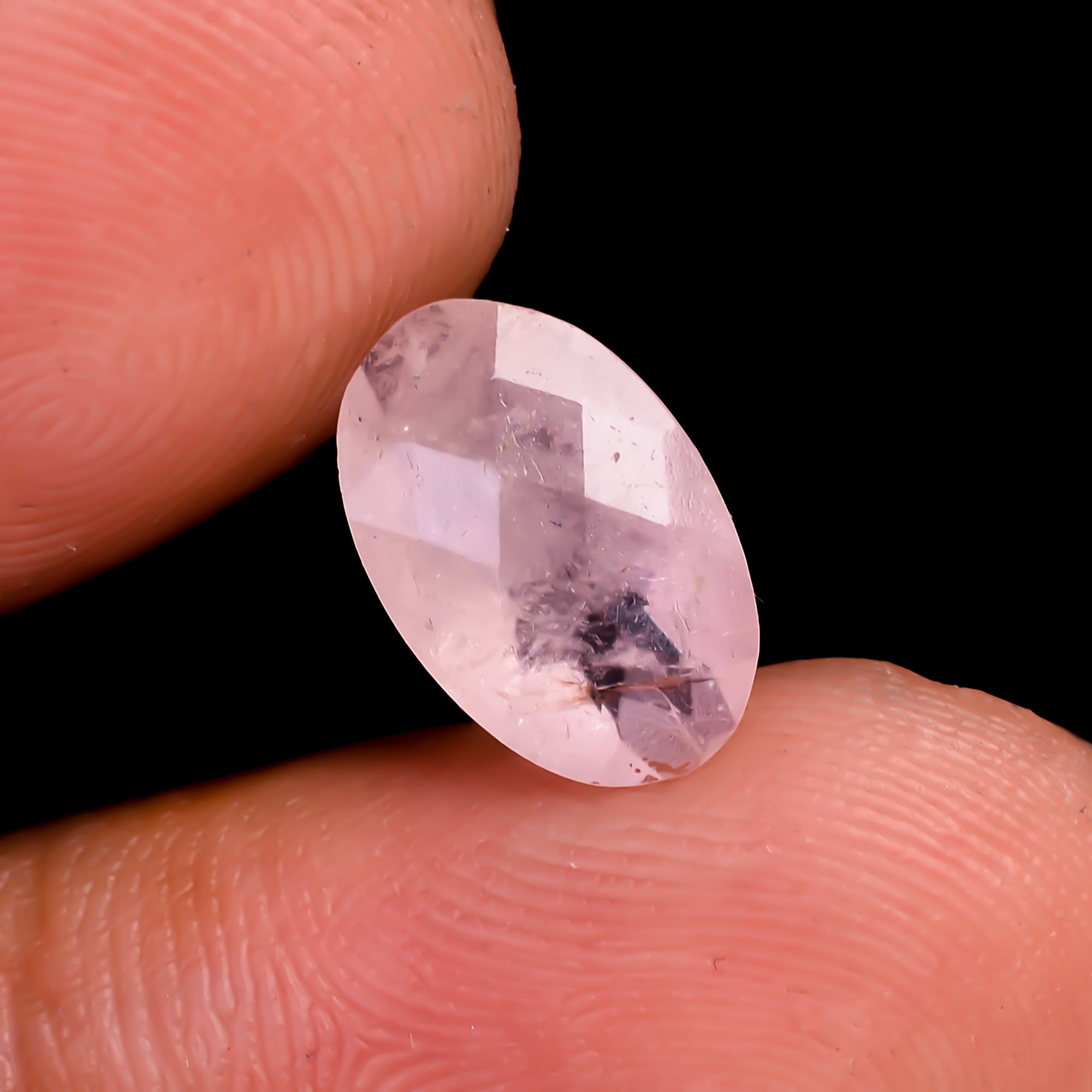 Morganite Oval Shape Faceted For Making Jewelry 2 Ct. 11X7X4 mm Y-9540