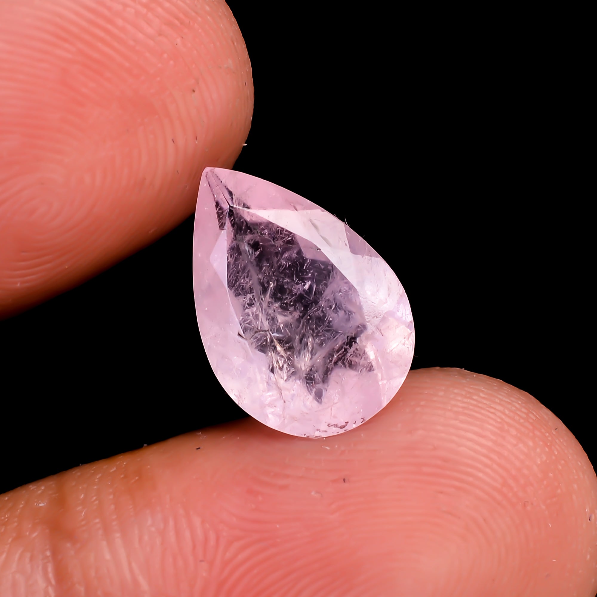 Morganite Pear Shape Cut stone For Making Jewelry 3 Ct. 12X9X4 mm Y-9541