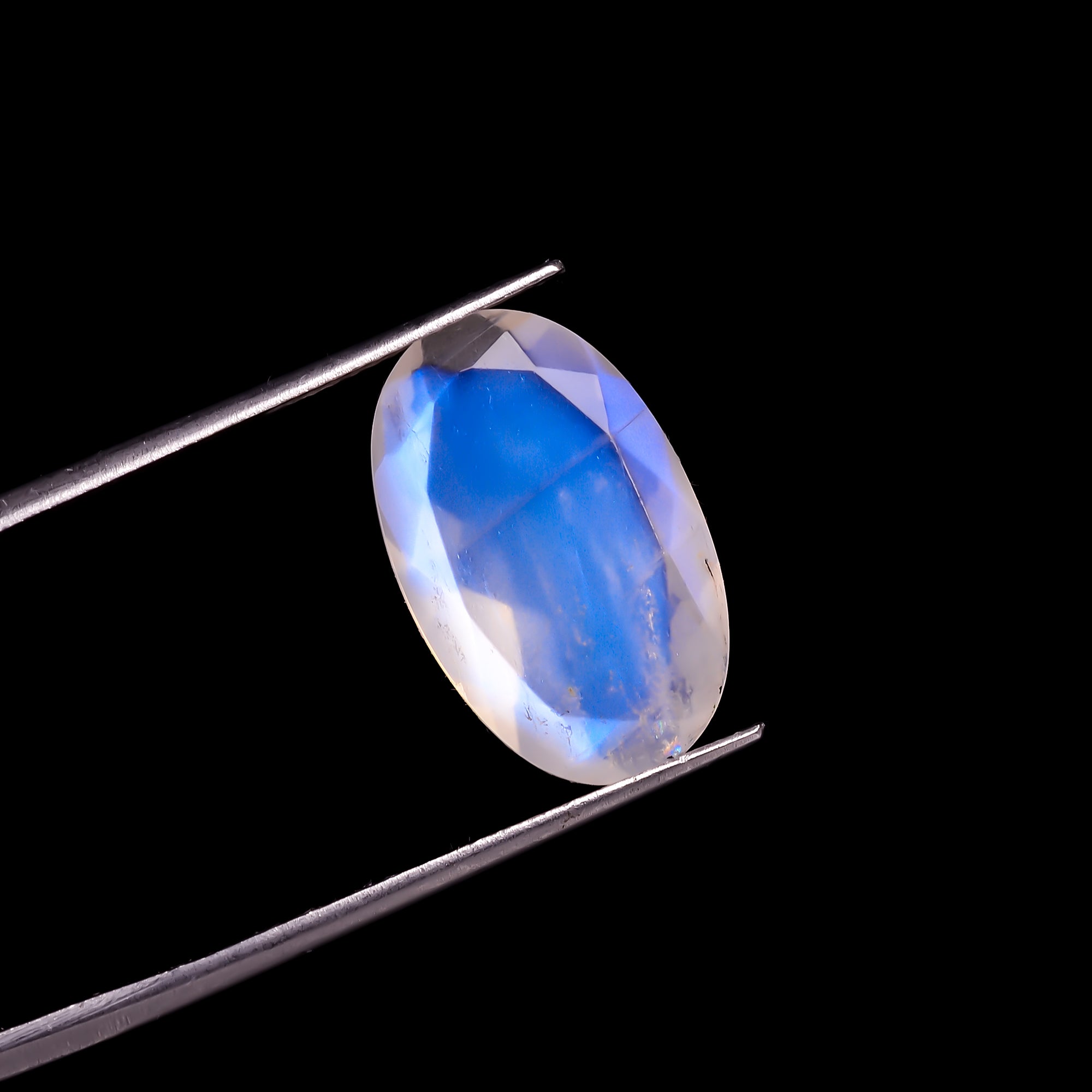 Rainbow Moonstone Oval Shape Cut stone For Making Jewelry 6.5 Ct. 18X11X5 mm Y-9544