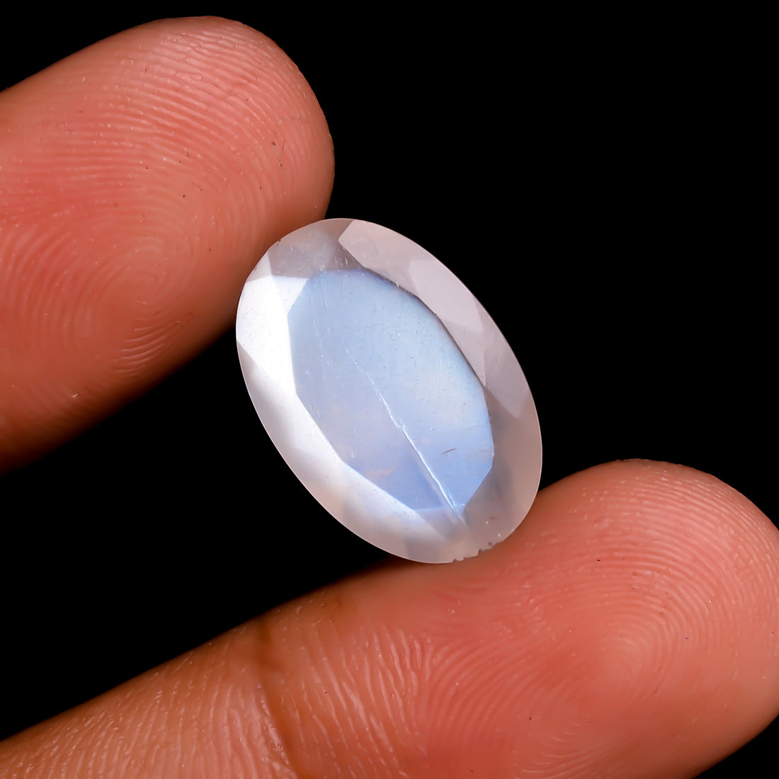 Rainbow Moonstone Oval Shape Cut stone For Making Jewelry 5.5 Ct. 16X11X5 mm Y-9548