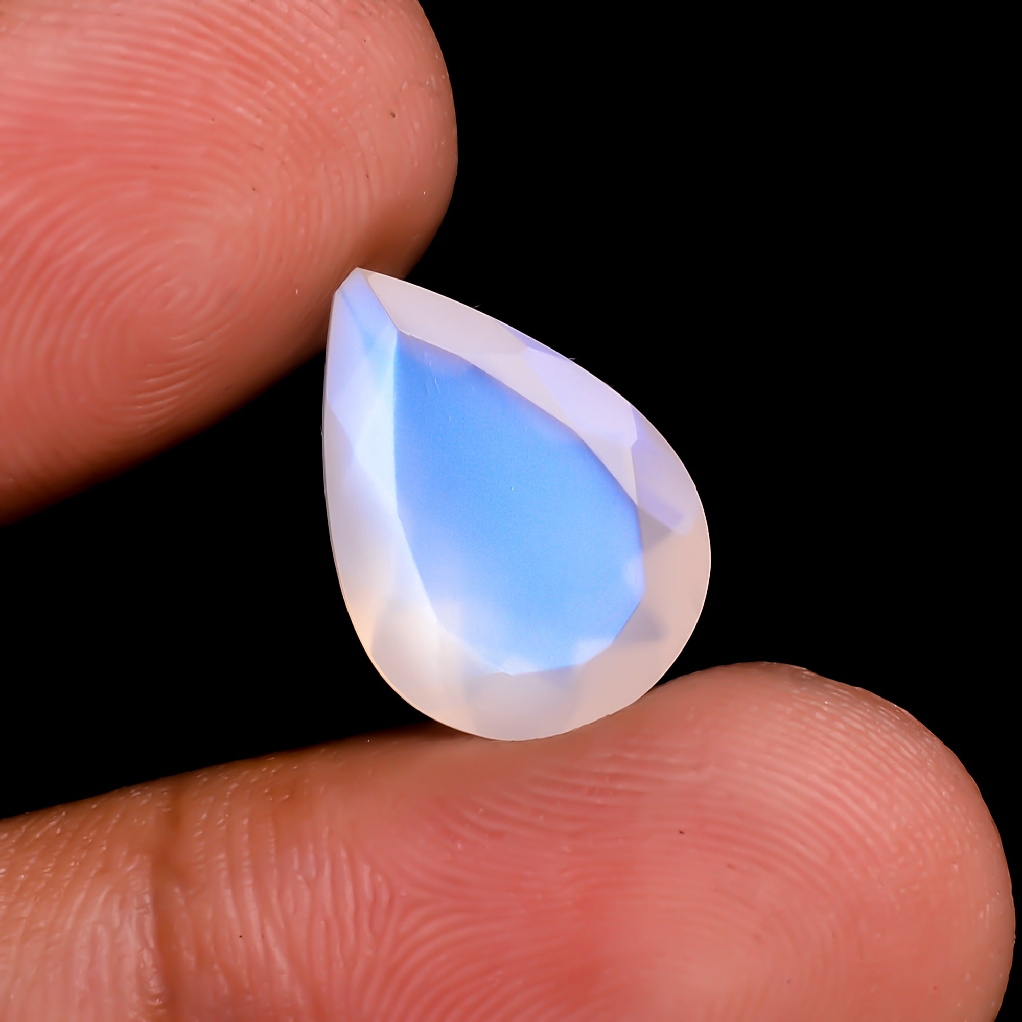 Rainbow Moonstone Pear Shape Cut stone For Making Jewelry 4 Ct. 15X10X5 mm Y-9550