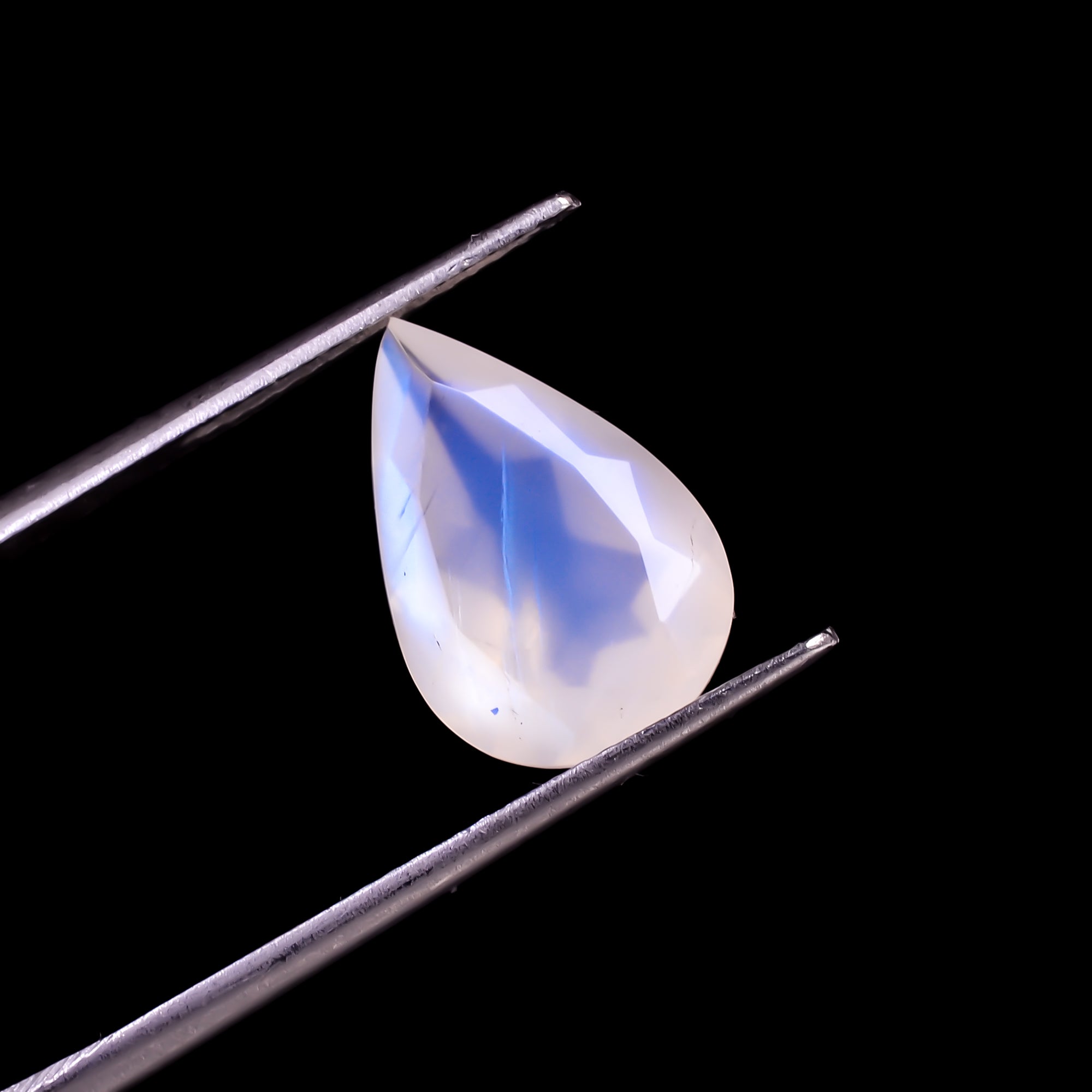 Rainbow Moonstone Pear Shape Cut stone For Making Jewelry 3 Ct. 13X8X5 mm Y-9552