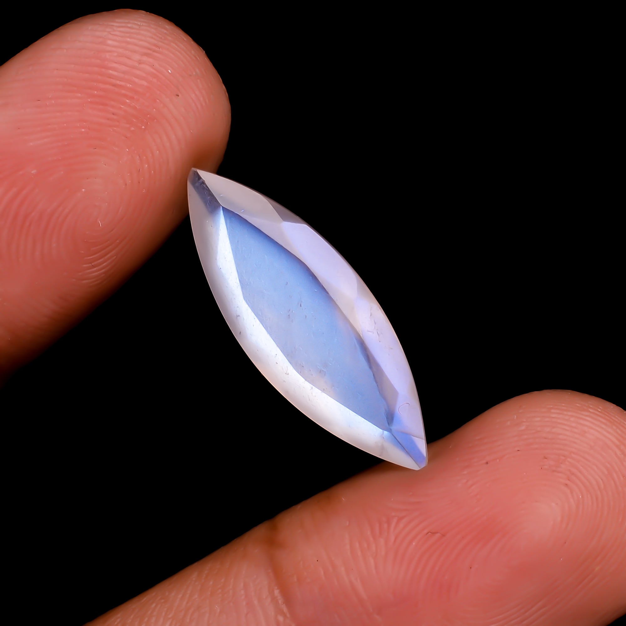 Rainbow Moonstone Marquise Shape Cut stone For Making Jewelry 4.5 Ct. 21X8X5 mm Y-9553