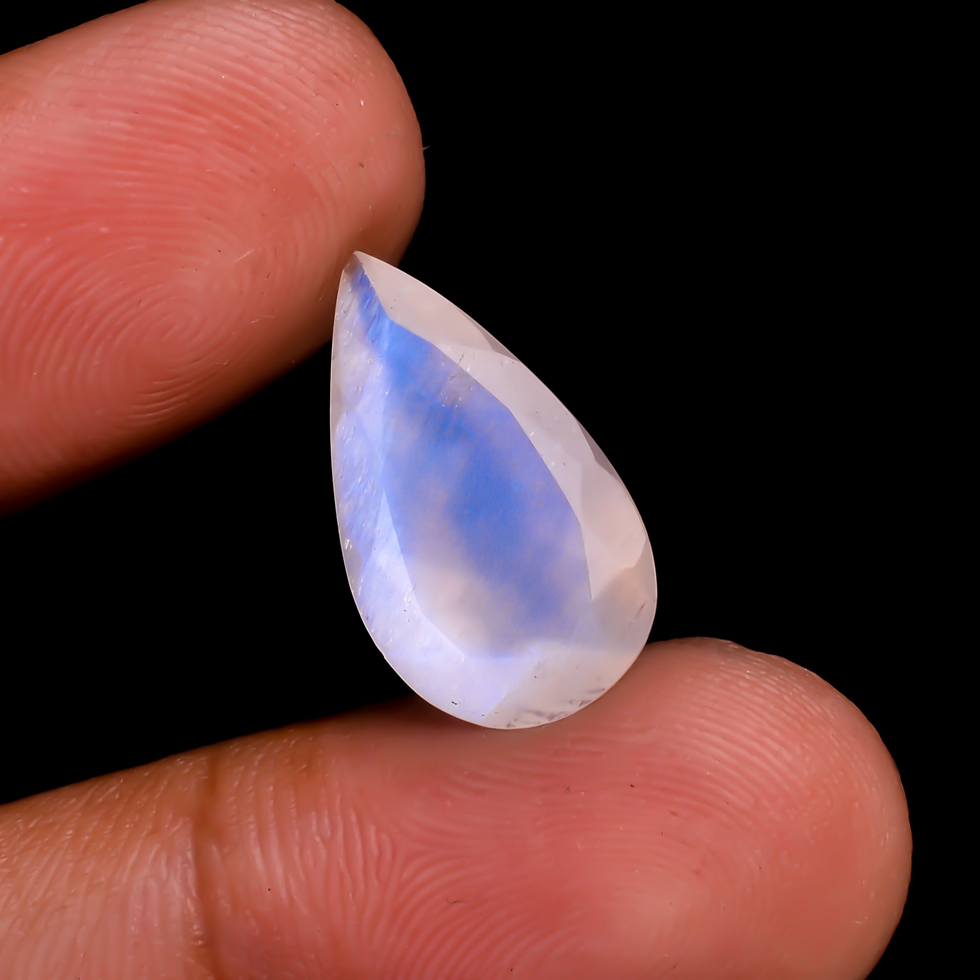 Rainbow Moonstone Pear Shape Cut stone For Making Jewelry 5 Ct. 17X9X5 mm Y-9554