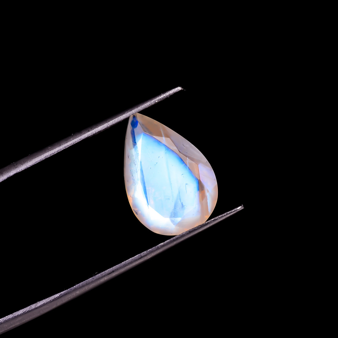Rainbow Moonstone Pear Shape Cut stone For Making Jewelry 5 Ct. 15X10X6 mm Y-9555