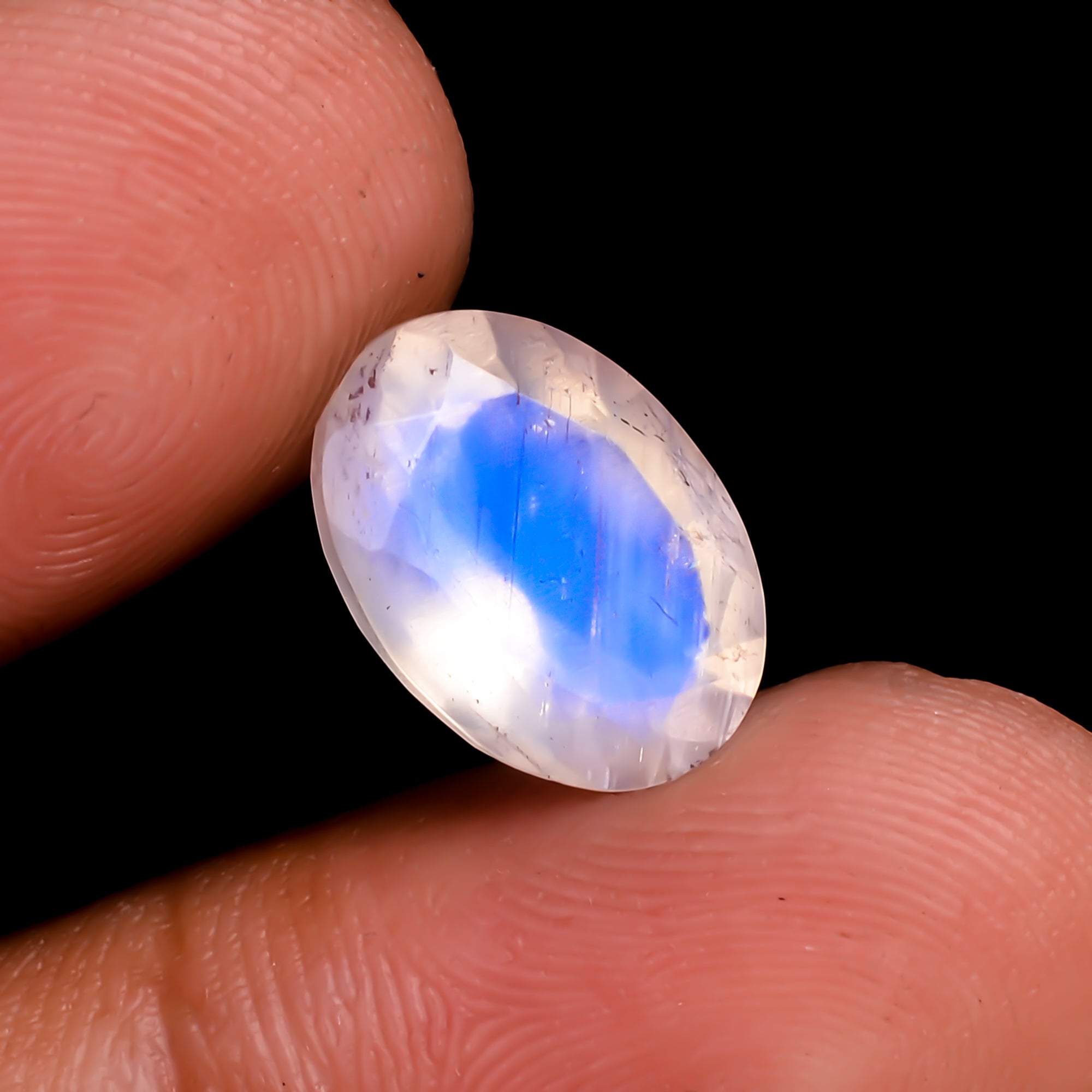 Rainbow Moonstone Oval Shape Cut stone For Making Jewelry 4 Ct. 12X9X6 mm Y-9557
