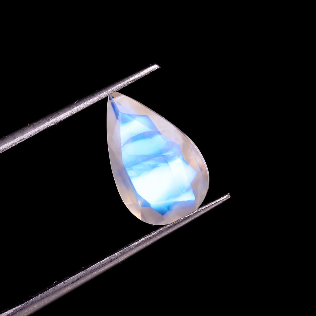 Rainbow Moonstone Pear Shape Cut stone For Making Jewelry 3 Ct. 14X8X4 mm Y-9558