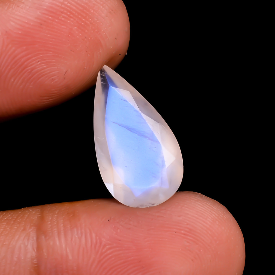 Rainbow Moonstone Pear Shape Cut stone For Making Jewelry 4.5 Ct. 17X9X5 mm Y-9560