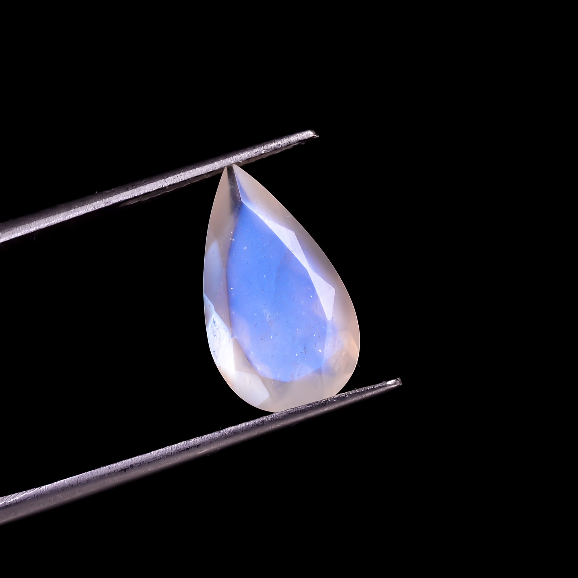 Rainbow Moonstone Pear Shape Cut stone For Making Jewelry 3.5 Ct. 15X8X5 mm Y-9561
