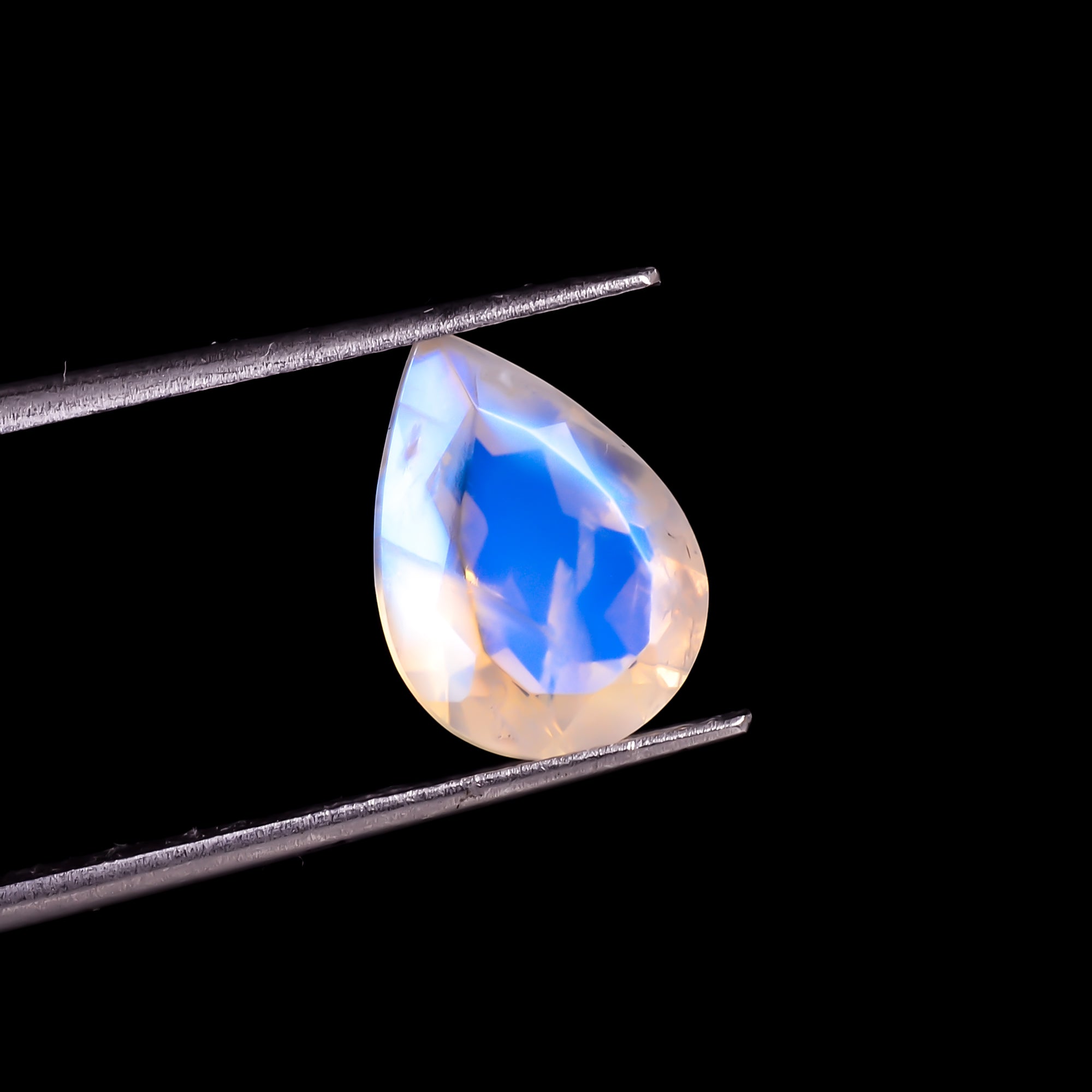 Rainbow Moonstone Pear Shape Cut stone For Making Jewelry 2.5 Ct. 12X8X5 mm Y-9562