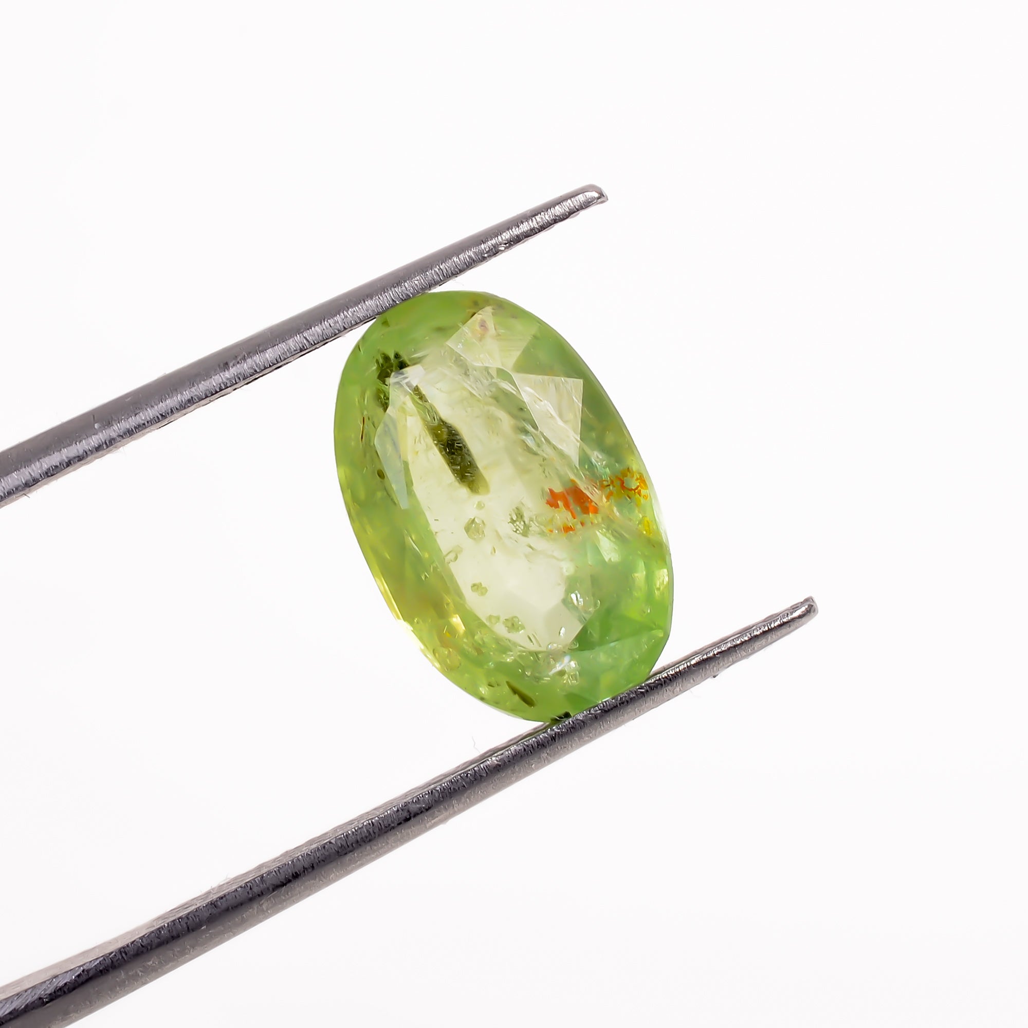 Green Kyanite Oval Shape Cut stone For Making Jewelry 4.5 Ct. 13X8X4 mm Y-9567