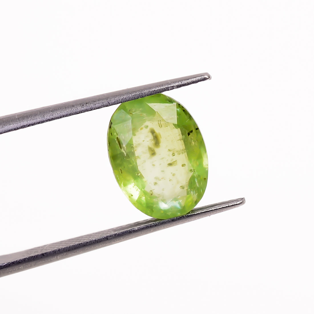 Green Kyanite Oval Shape Cut stone For Making Jewelry 3.5 Ct. 11X8X3 mm Y-9578