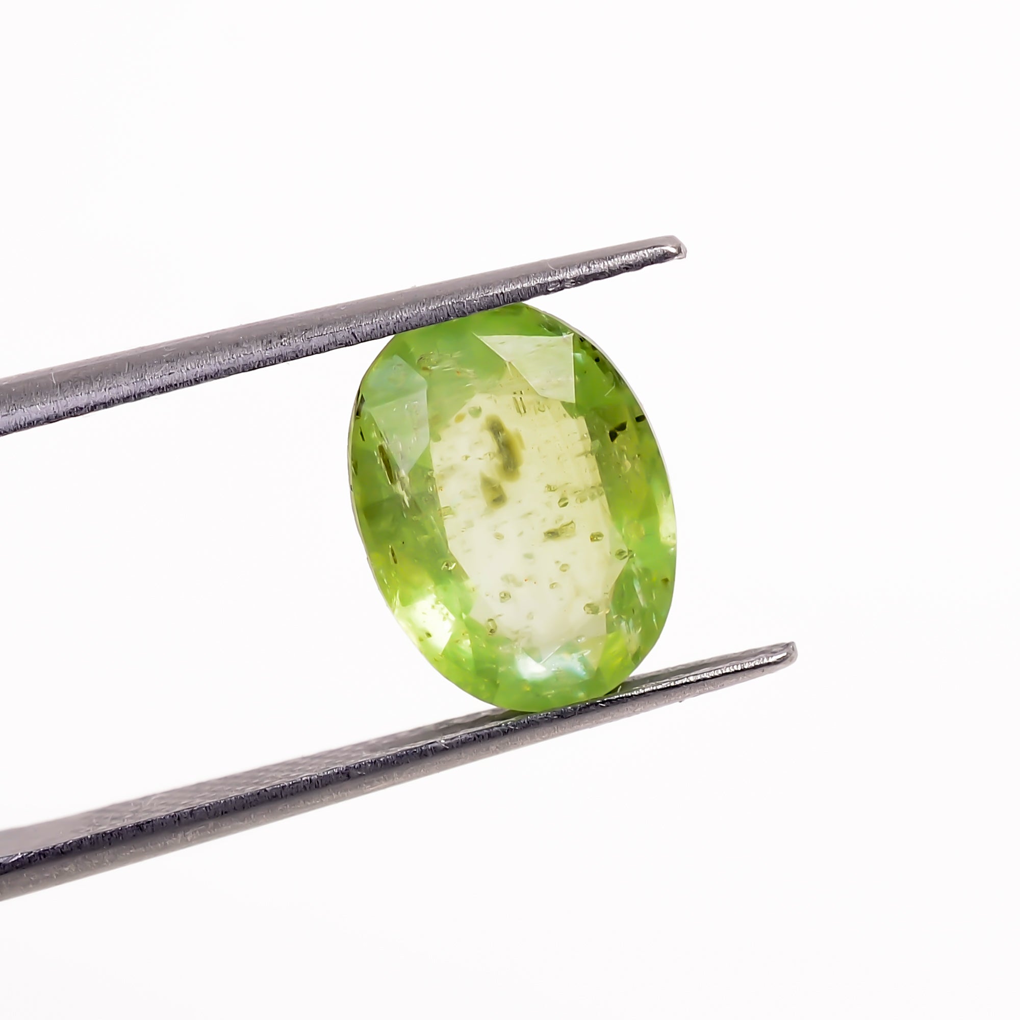 Green Kyanite Oval Shape Cut stone For Making Jewelry 3.5 Ct. 11X8X3 mm Y-9578