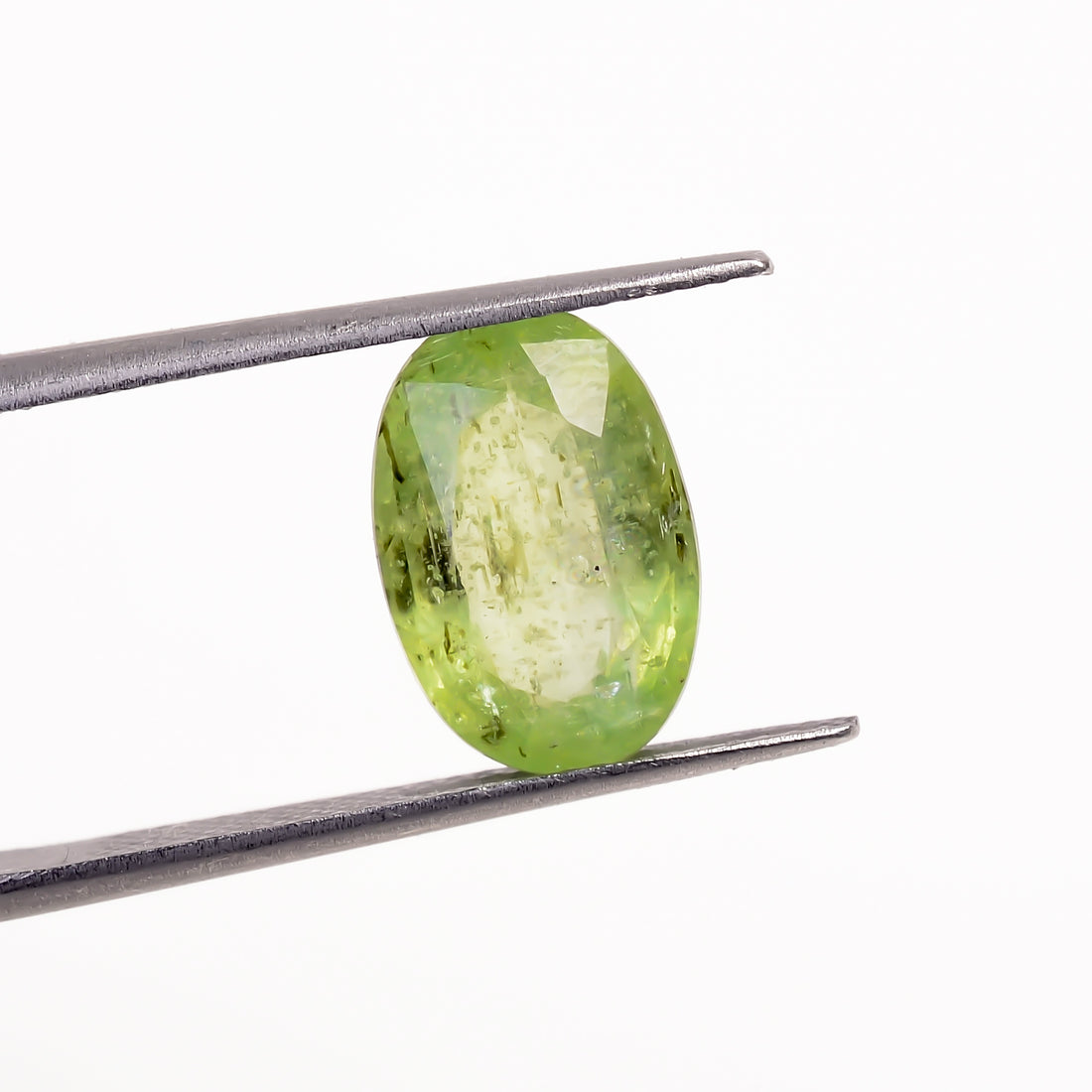 Green Kyanite Oval Shape Cut stone For Making Jewelry 4 Ct. 12X8X4 mm Y-9583