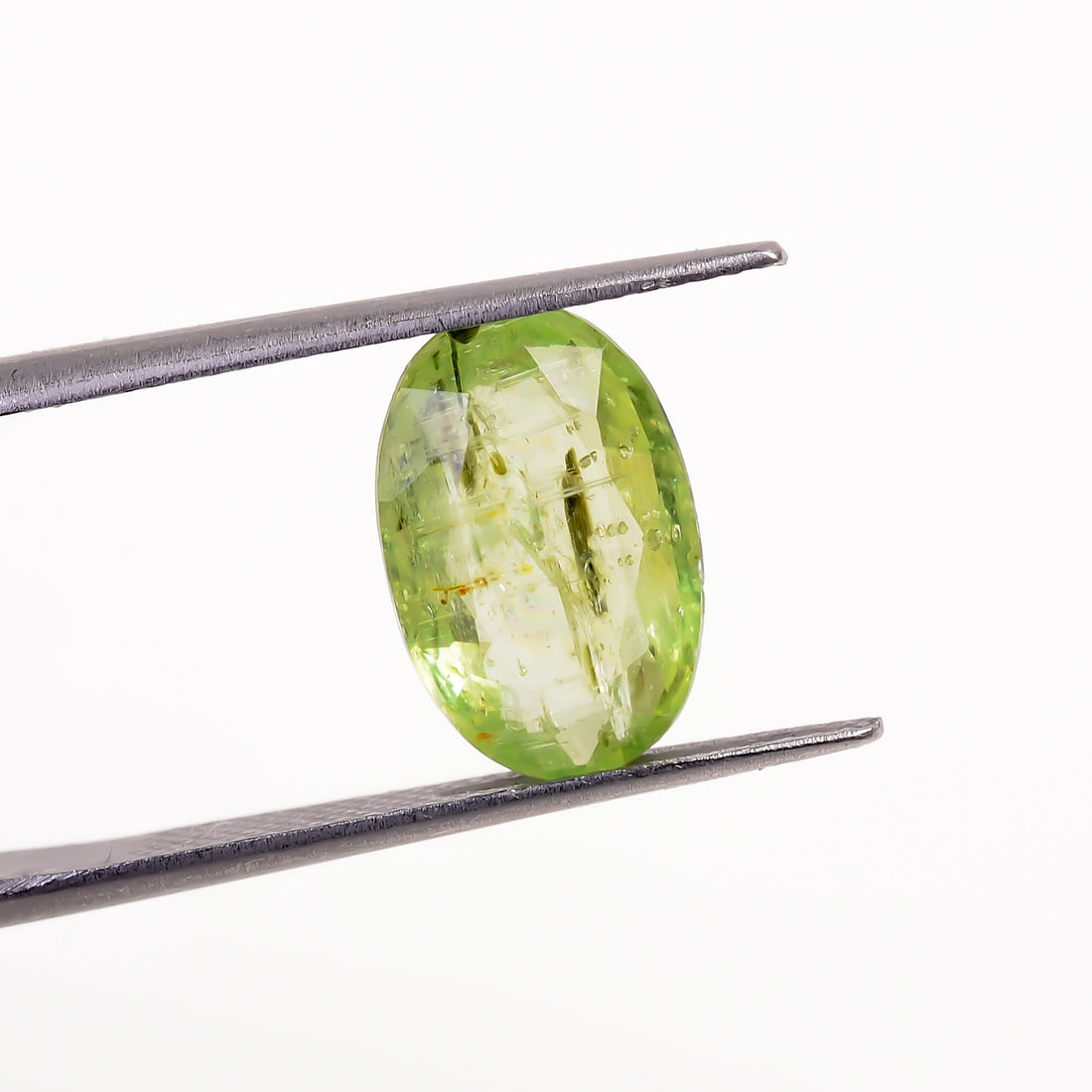 Green Kyanite Oval Shape Cut stone For Making Jewelry 4 Ct. 13X8X4 mm Y-9584