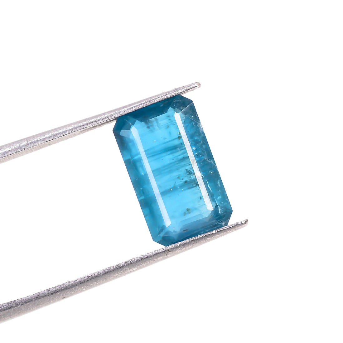 Teal Green Kyanite Radiant Shape Cut stone For Making Jewelry 5 Ct. 13X8X4 mm Y-9601