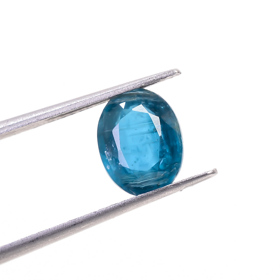 Teal Green Kyanite Oval Shape Cut stone For Making Jewelry 2.5 Ct. 9X7X4 mm Y-9604