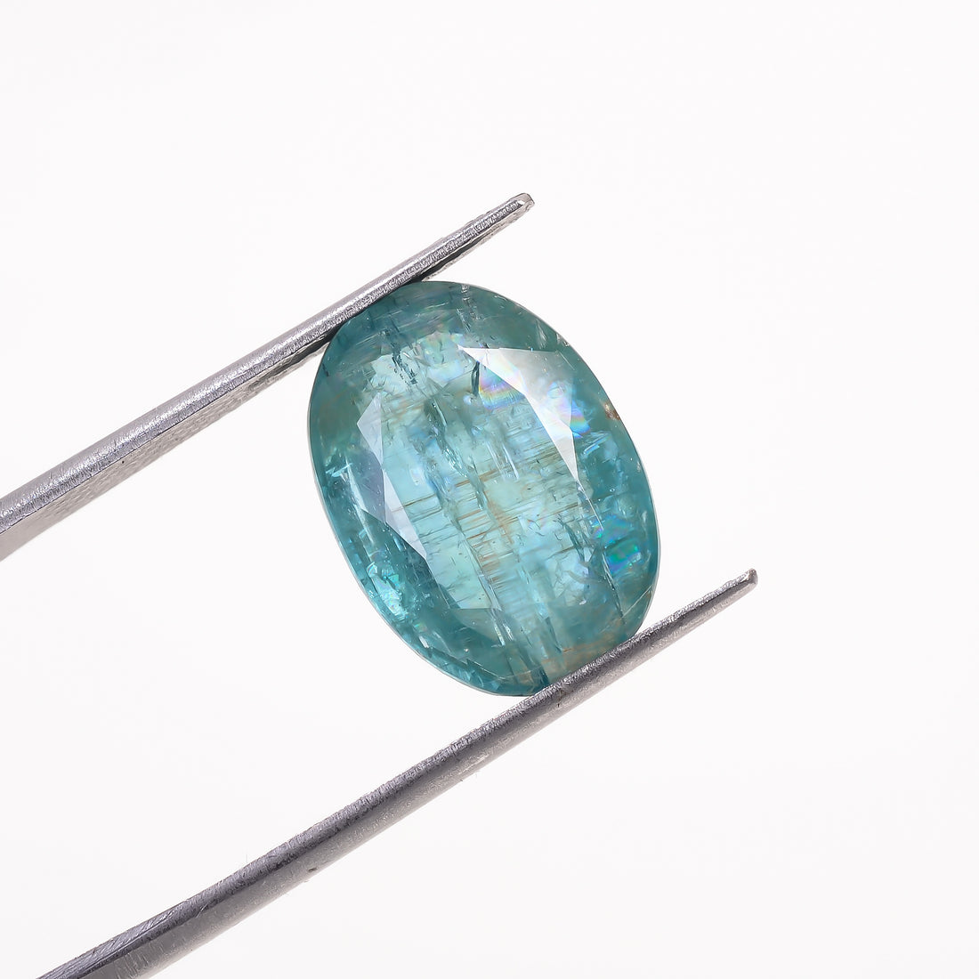 Paraiba Kyanite Blue Oval Shape Cut stone For Making Jewelry 9.5 Ct. 15X10X5 mm Y-9606