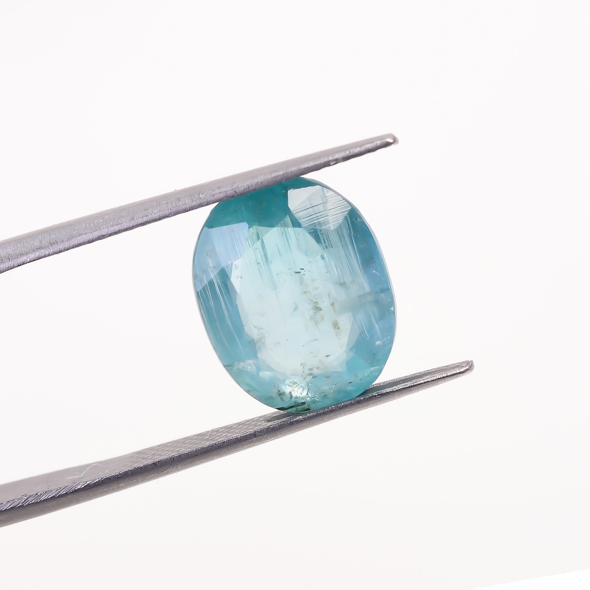 Paraiba Kyanite Blue Oval Shape Cut stone For Making Jewelry 7 Ct. 13X10X5 mm Y-9609