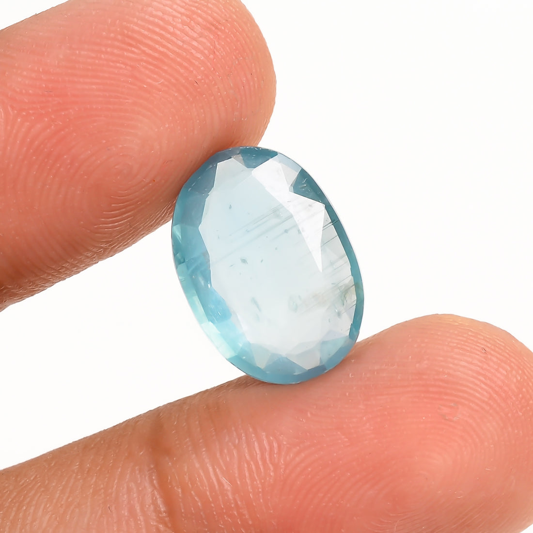 Paraiba Kyanite Blue Oval Shape Cut stone For Making Jewelry 5 Ct. 14X9X3 mm Y-9610