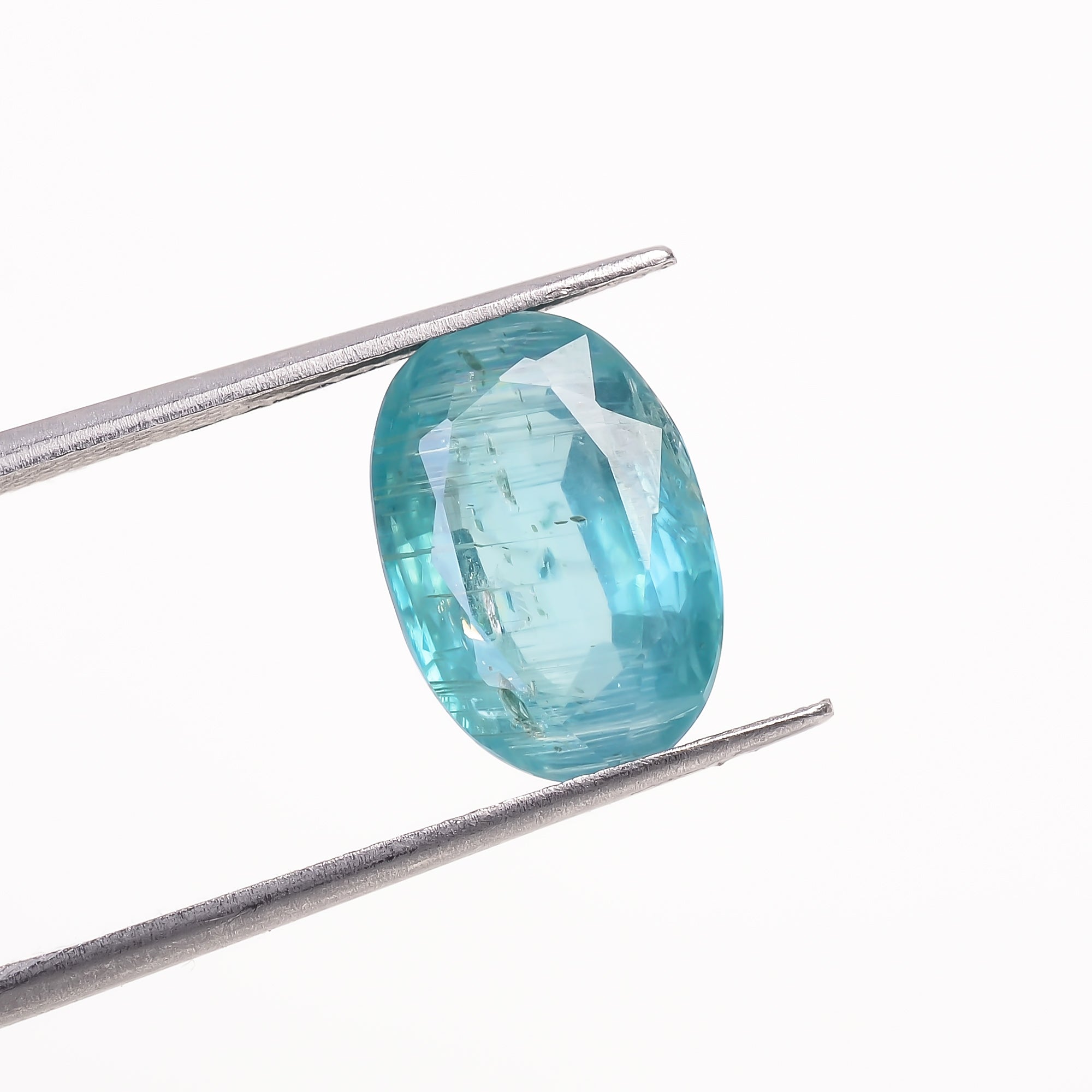 Paraiba Kyanite Blue Oval Shape Cut stone For Making Jewelry 6 Ct. 13X9X5 mm Y-9614