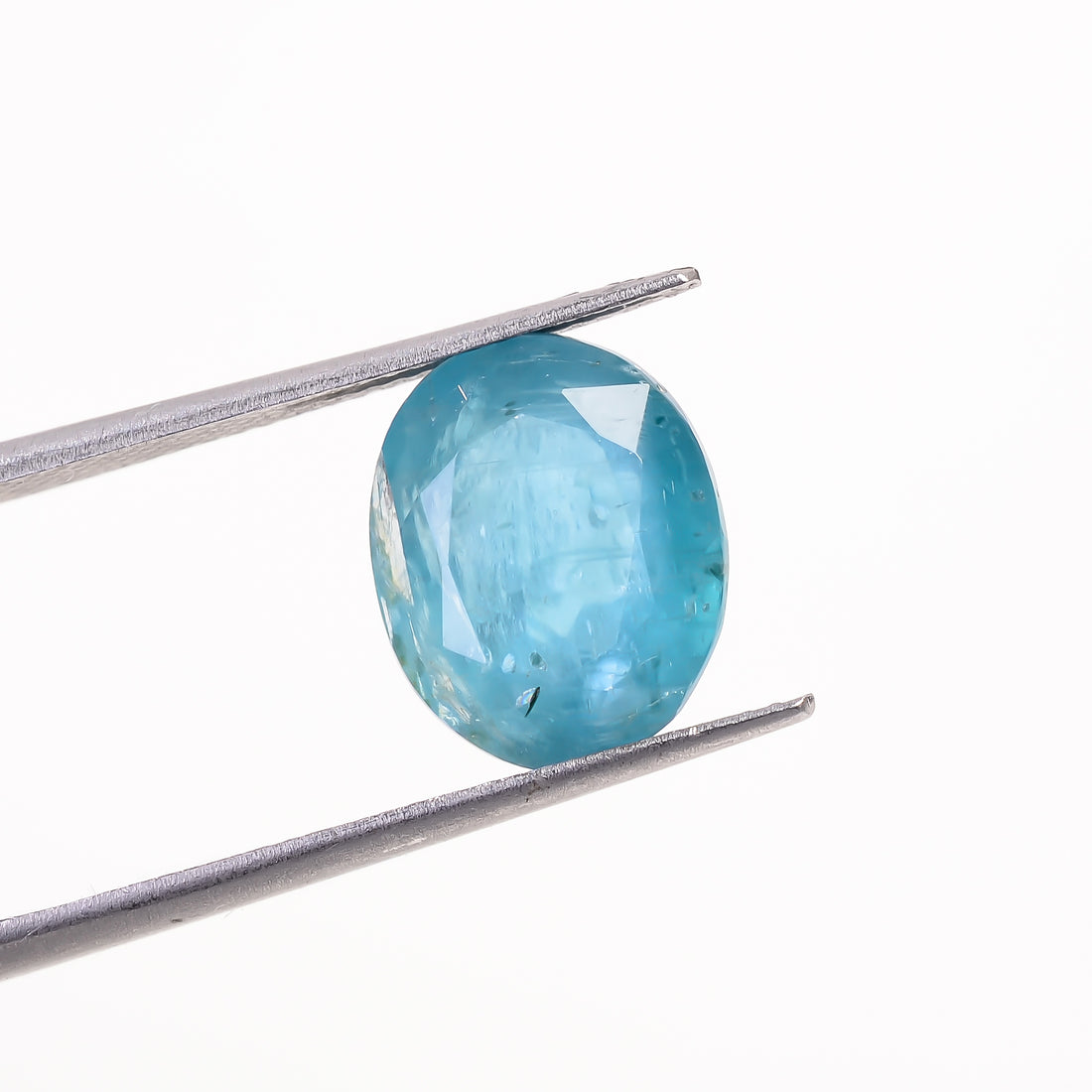 Paraiba Kyanite Blue Oval Shape Cut stone For Making Jewelry 6.5 Ct. 12X9X6 mm Y-9619
