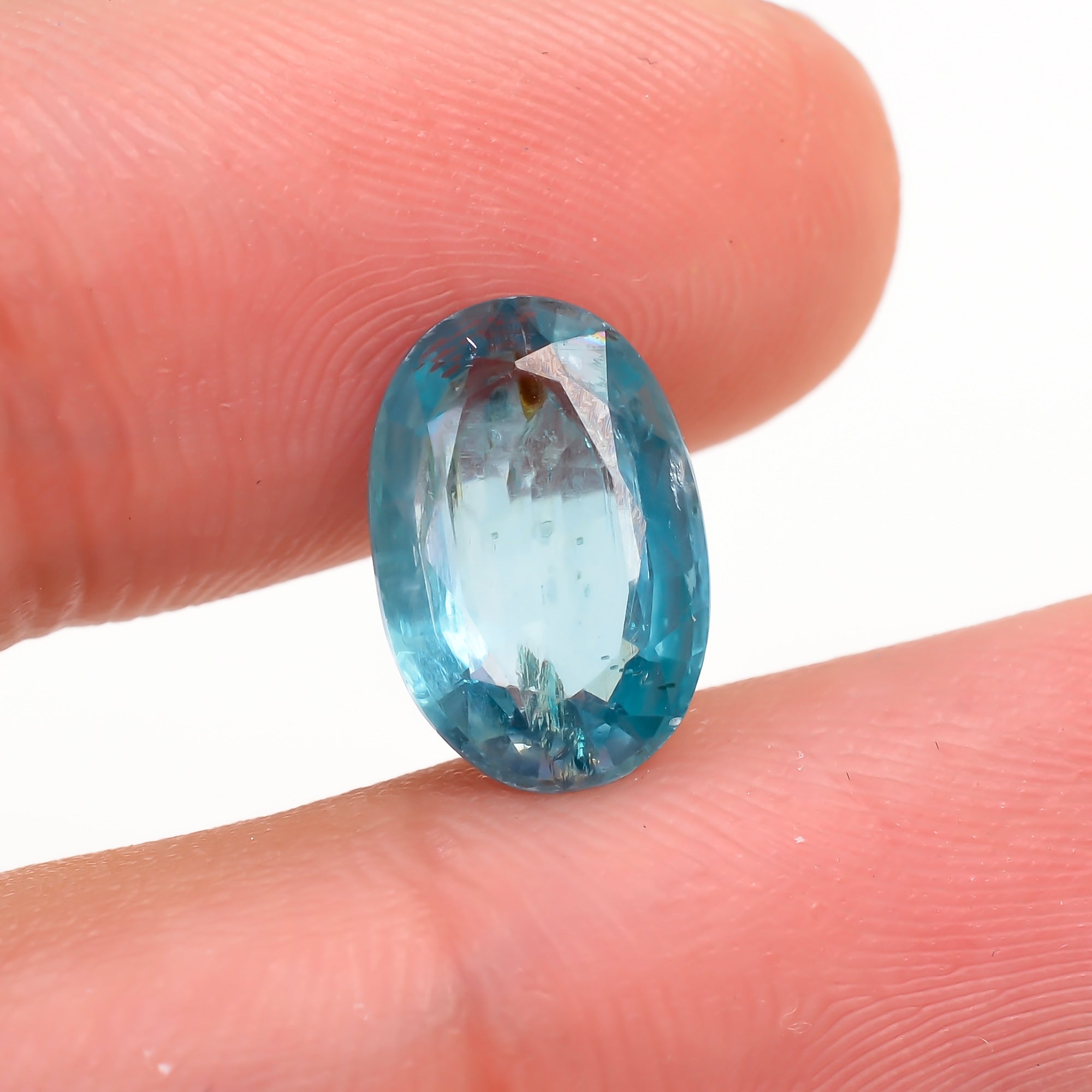 Paraiba Kyanite Blue Oval Shape Cut stone For Making Jewelry 3.5 Ct. 12X8X4 mm Y-9621